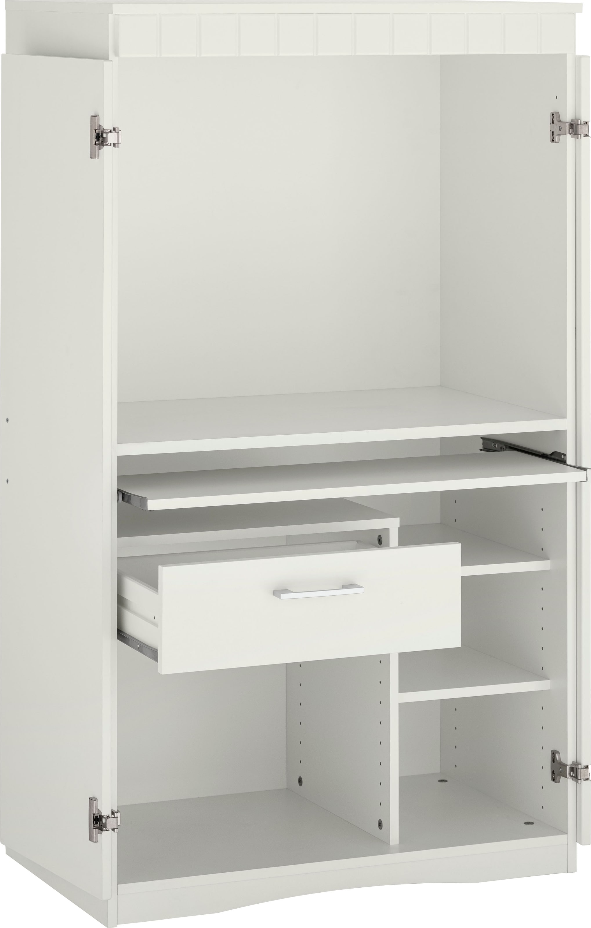 | BAUR PC-Schrank, Möbelfabrik Sekretär Germany Maße Made »Niklas«, Home Office, cm, 80x50x138 in VOGL