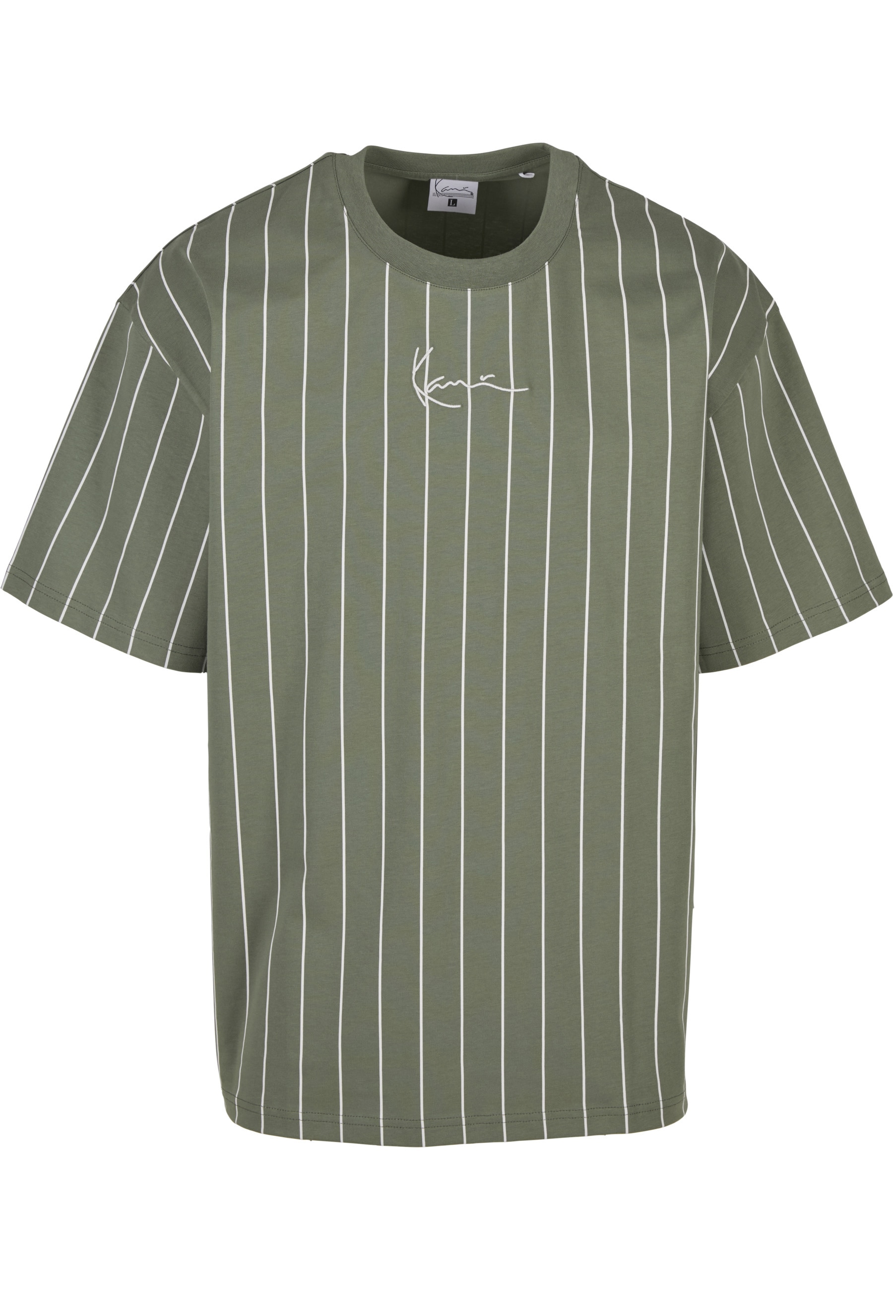 Karl Kani T-Shirt "Karl Kani Small Signature Essential Pinstripe Tee" 1