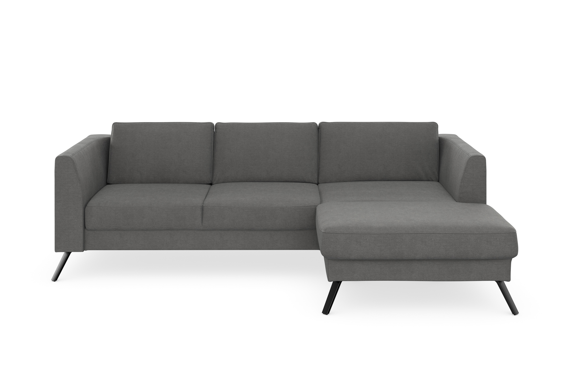 sit&more Ecksofa »Lindholm L-Form«, mit Sitztiefenverstellung und Federkern