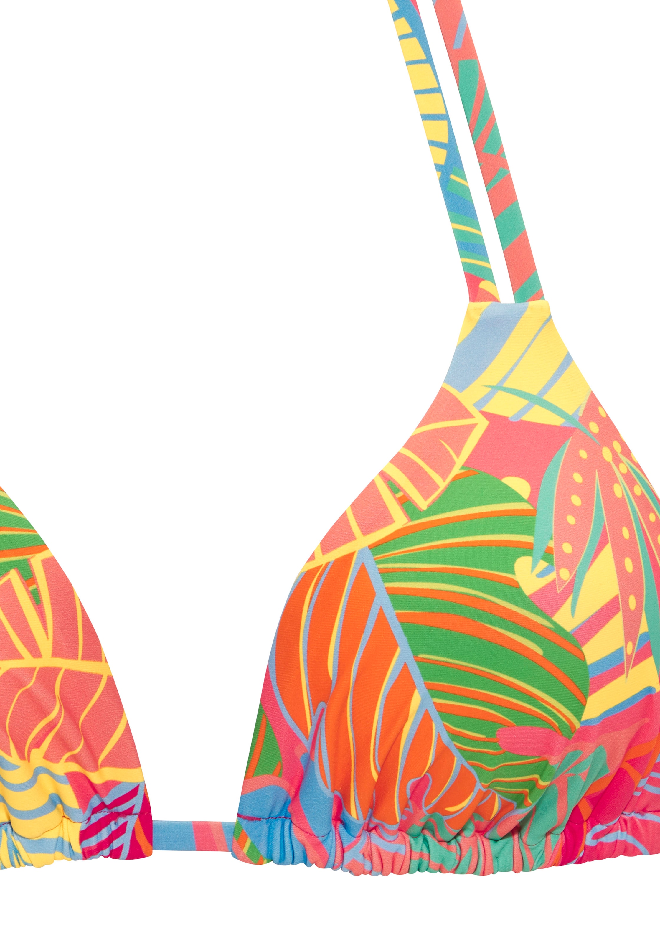 s.Oliver Triangel-Bikini-Top »Yana« mit stylischem Blätterdruck