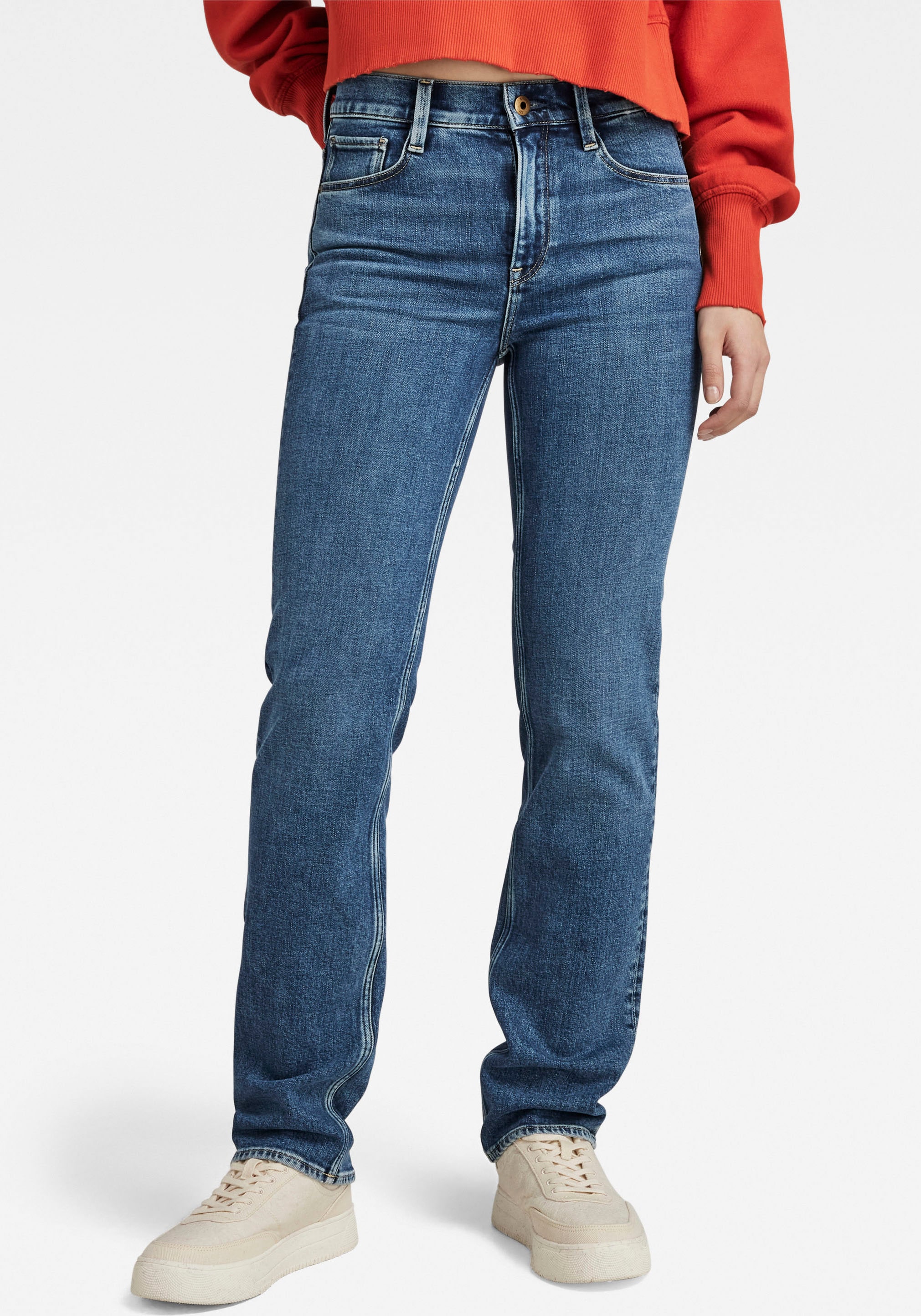 G-STAR Straight-Jeans "Strace Straight Wmn"