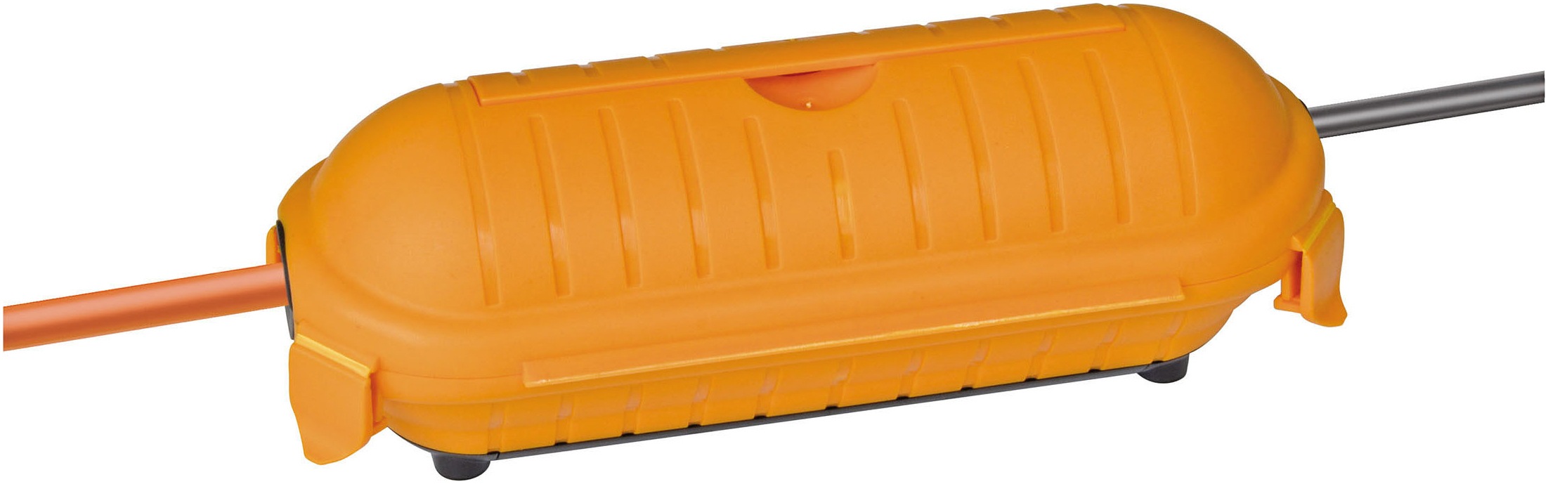 BRENNENSTUHL Steckdose "Safe-Box BIG IP44 Steckdosen-Zubehör'", B:21,5cm H:7,5cm T:9cm, orange, Werkstatt, Steckdosen
