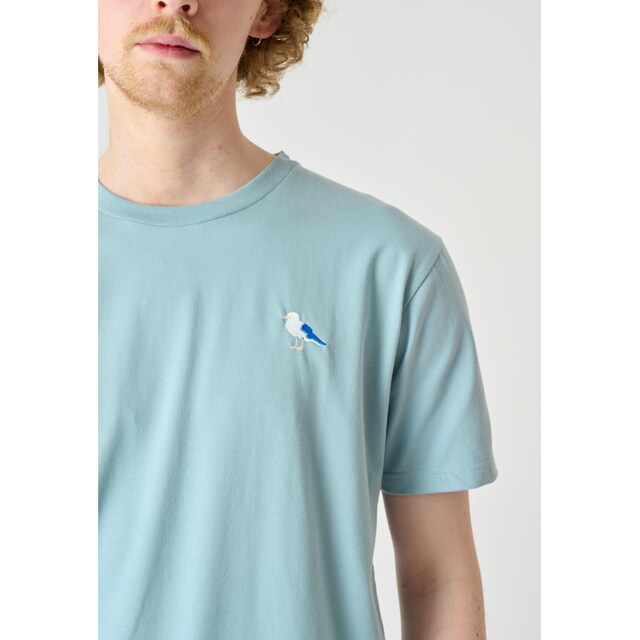 Cleptomanicx T-Shirt »Embro Gull«, (1 tlg.), mit Gull-Stickerei ▷ bestellen  | BAUR