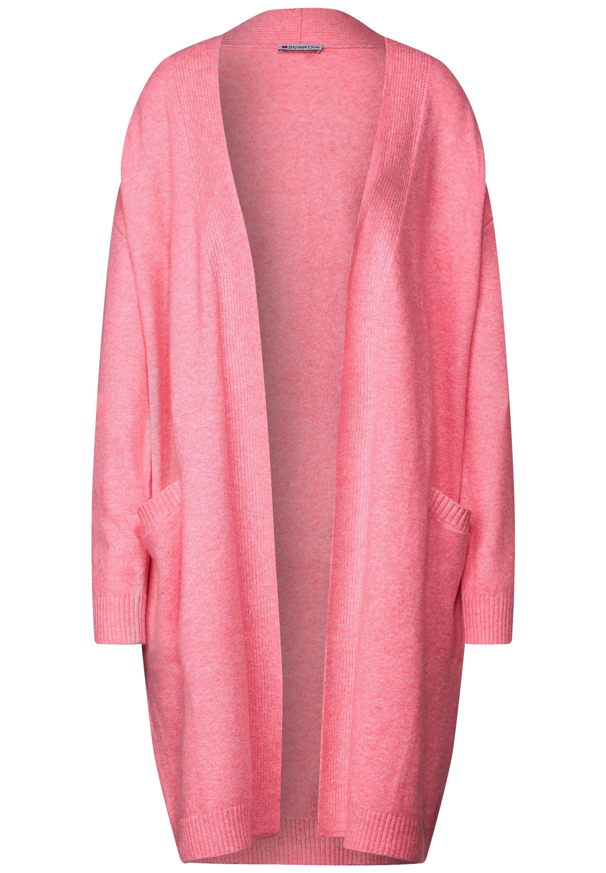 STREET ONE Strickjacke, in Melange Optik