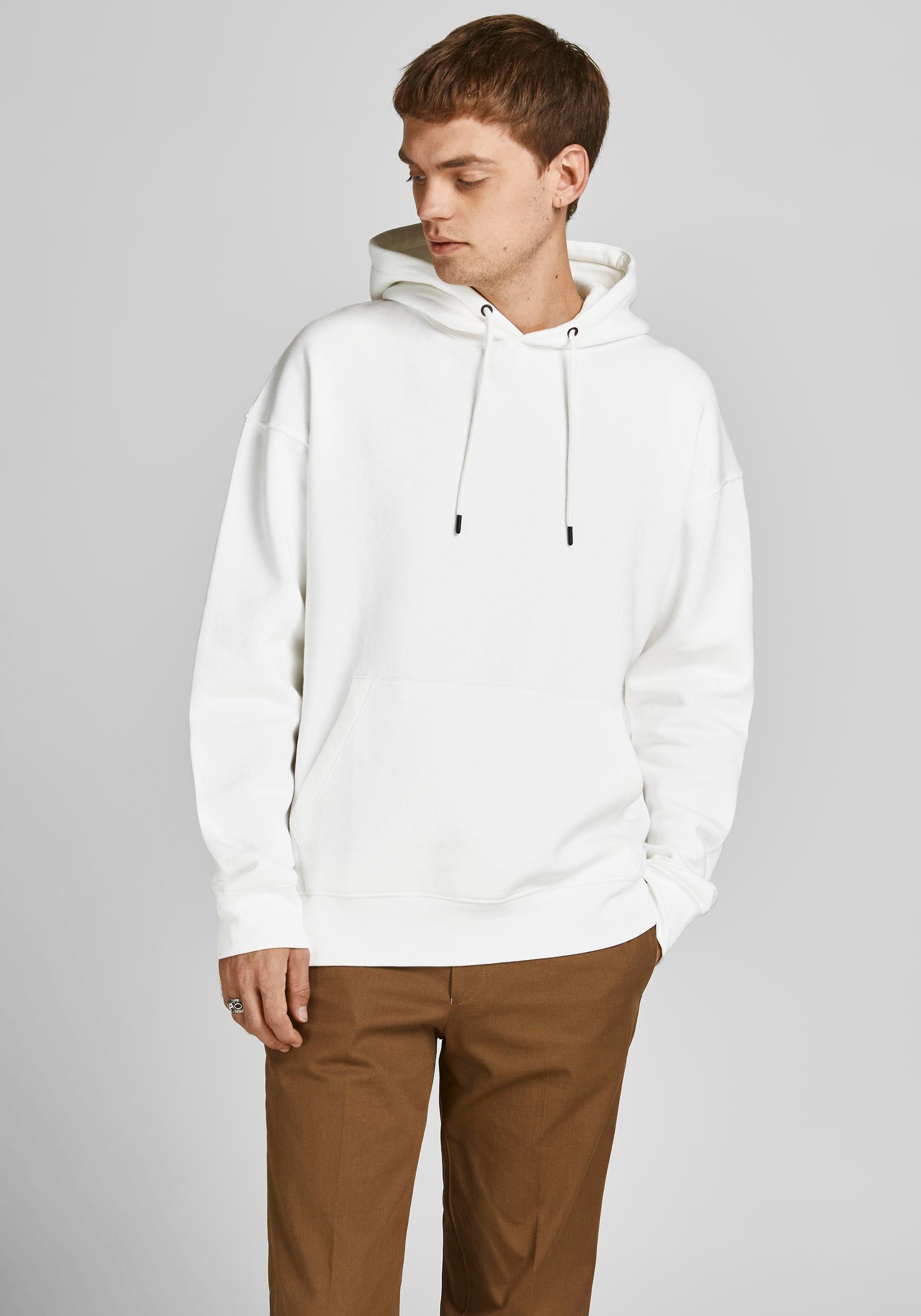 Jack & Jones Kapuzensweatshirt "JJESTAR BASIC SWEAT HOOD NOOS", mit Rippbündchen