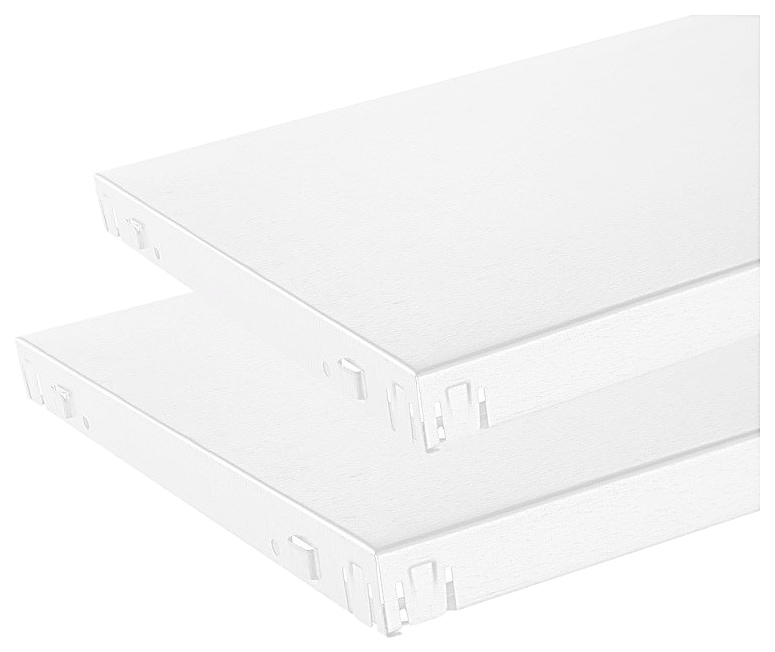 SCHULTE Regalwelt Regalelement "Stecksystem-Fachboden PowerMax", 2 Stück weiß, 1000x500 mm