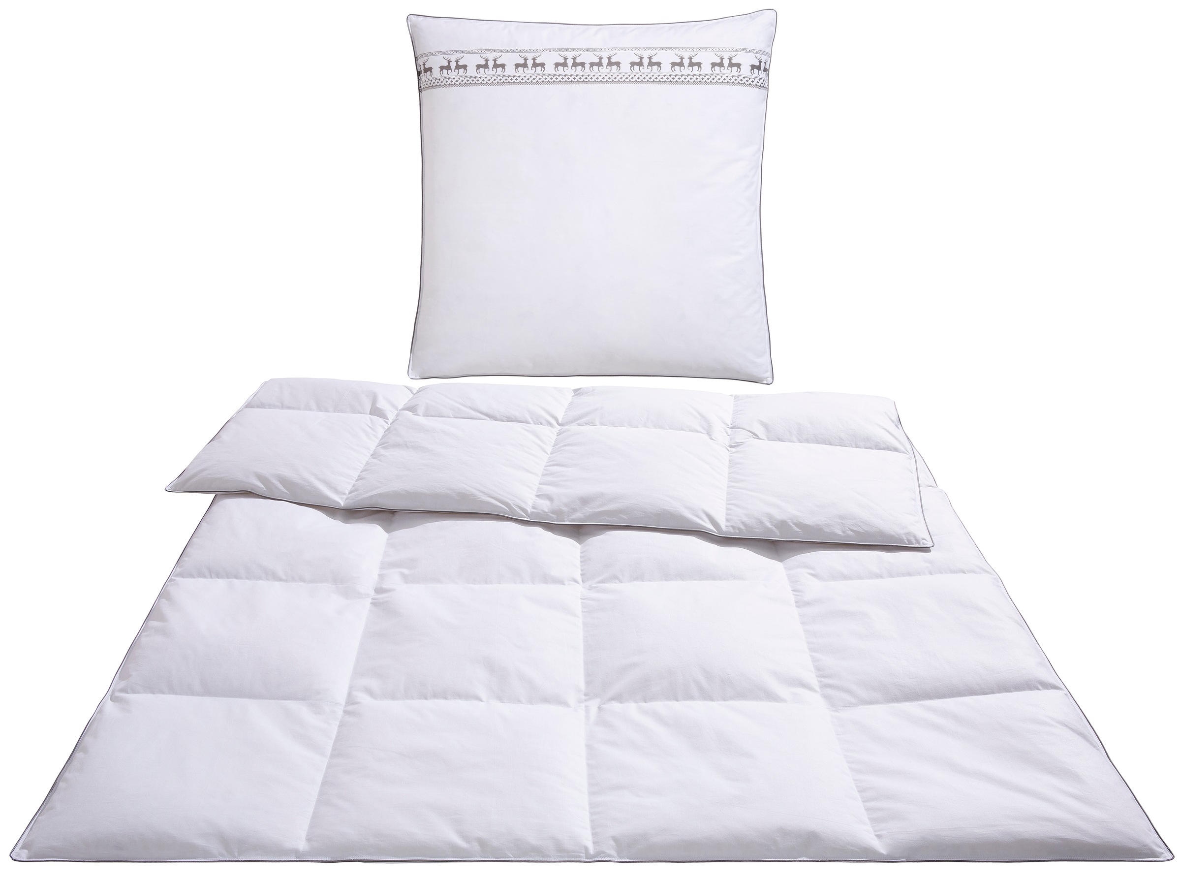 Älgdröm Daunenbettdecke + Kopfkissen "Sorsele, Bettdecke 135x200 cm oder 15 günstig online kaufen