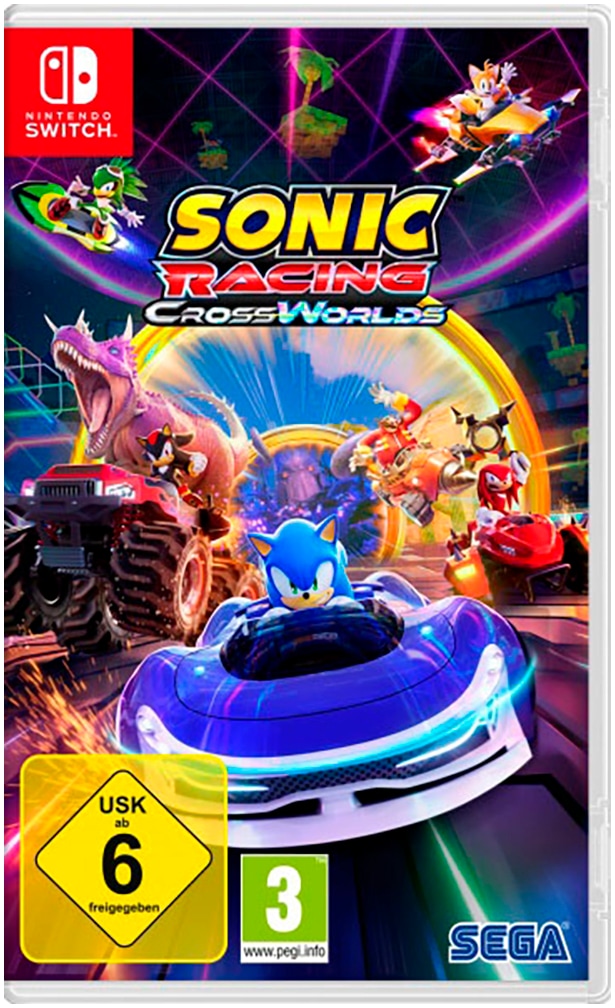 SEGA Spielesoftware "Sonic Racing: CrossWorlds", Nintendo Switch, transparent, Spielesoftware