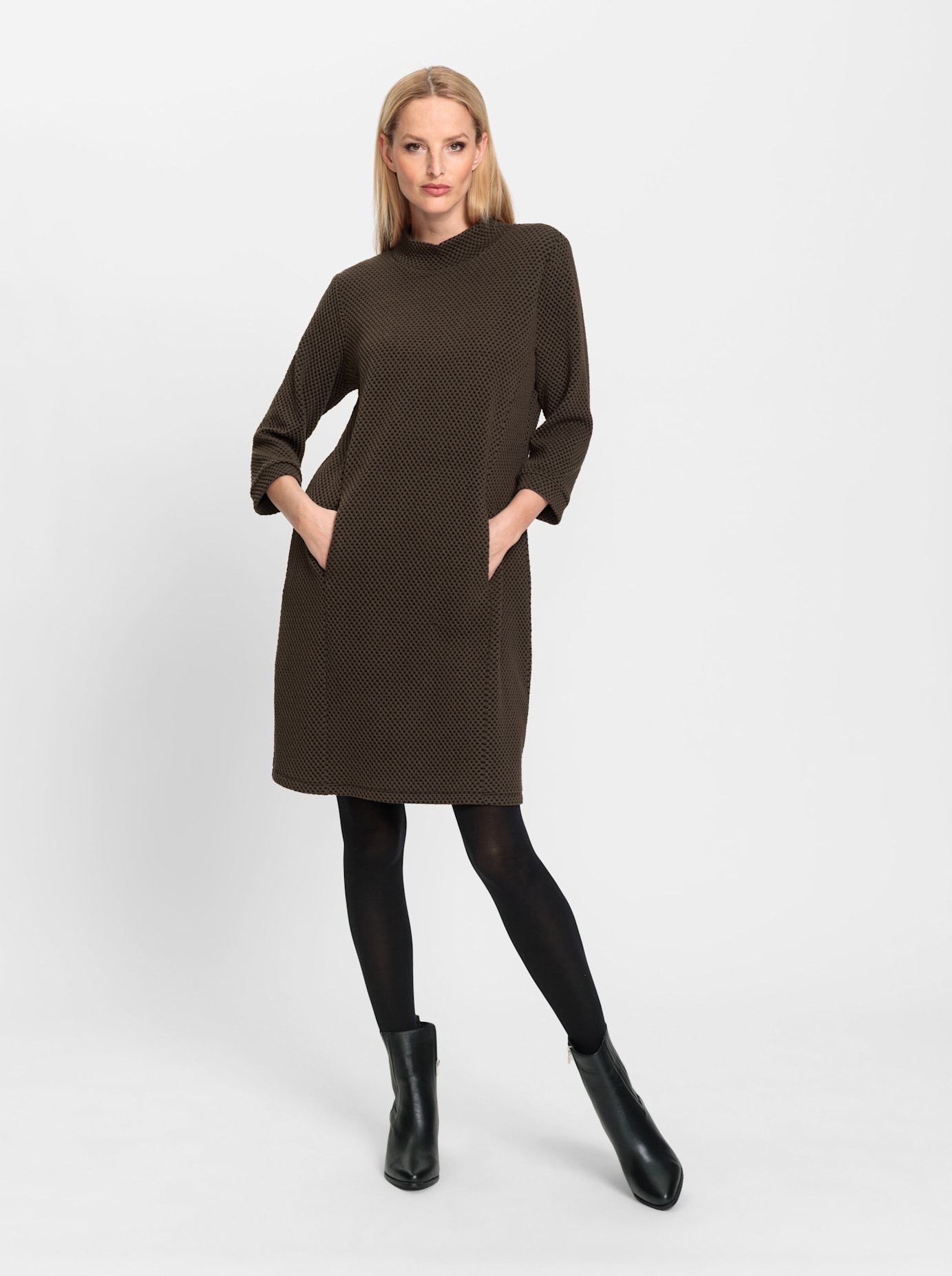 heine Jerseykleid "Jersey-Kleid" Eingrifftaschen günstig online kaufen