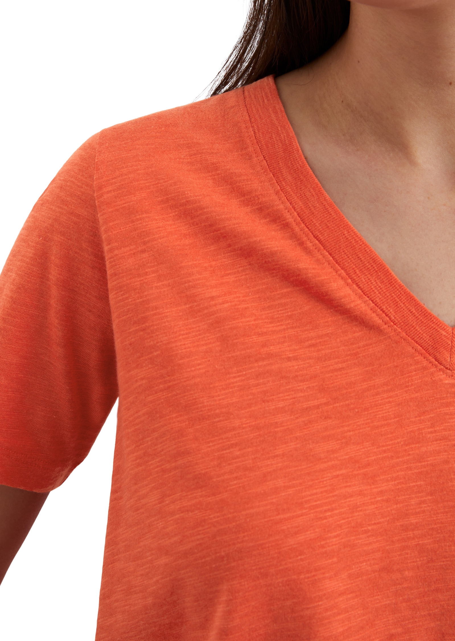 Marc O'Polo T-Shirt »aus Baumwolle-Viskose-Mix«