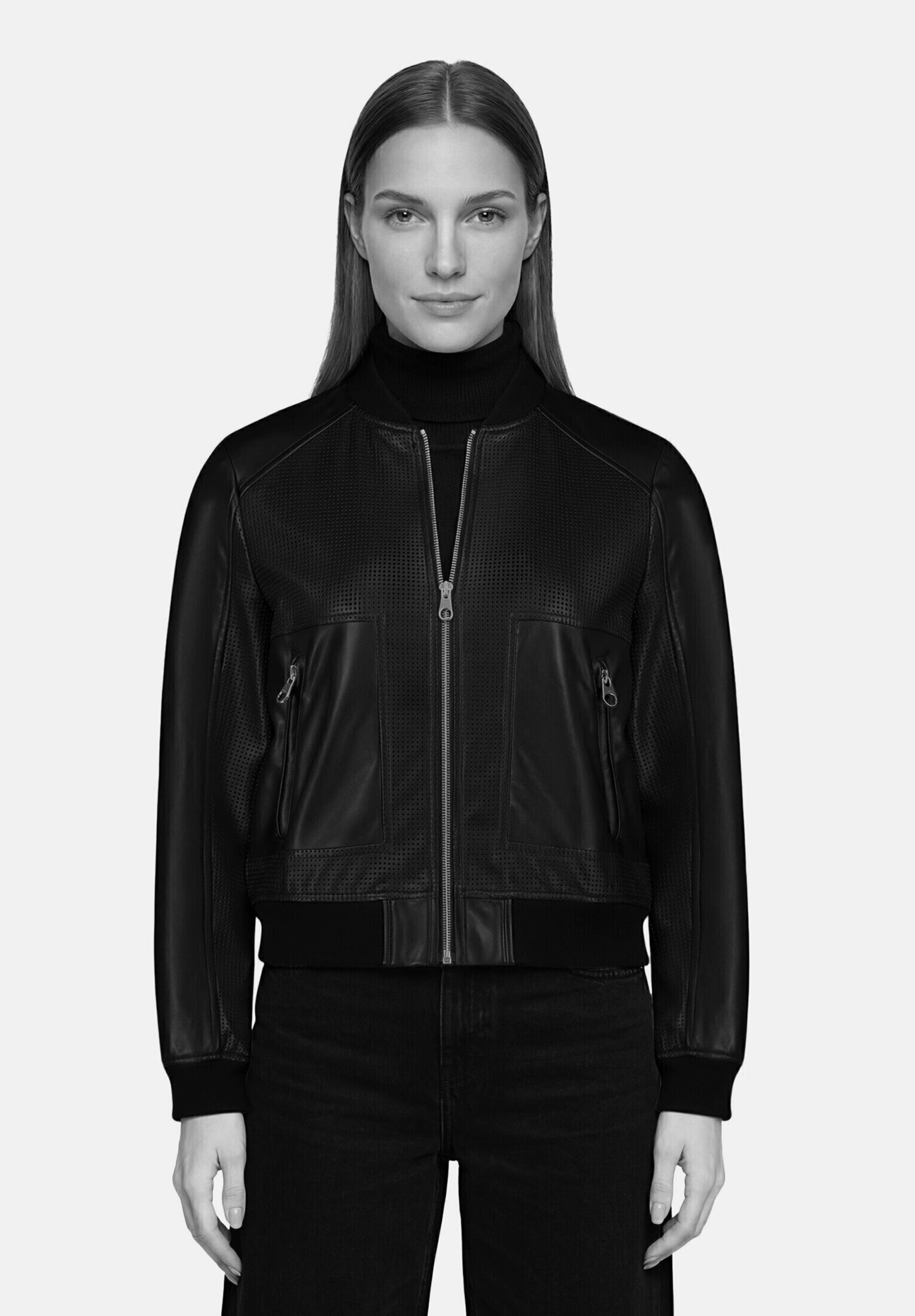 Amber & June Outdoorjacke »Damen mit Kragen«