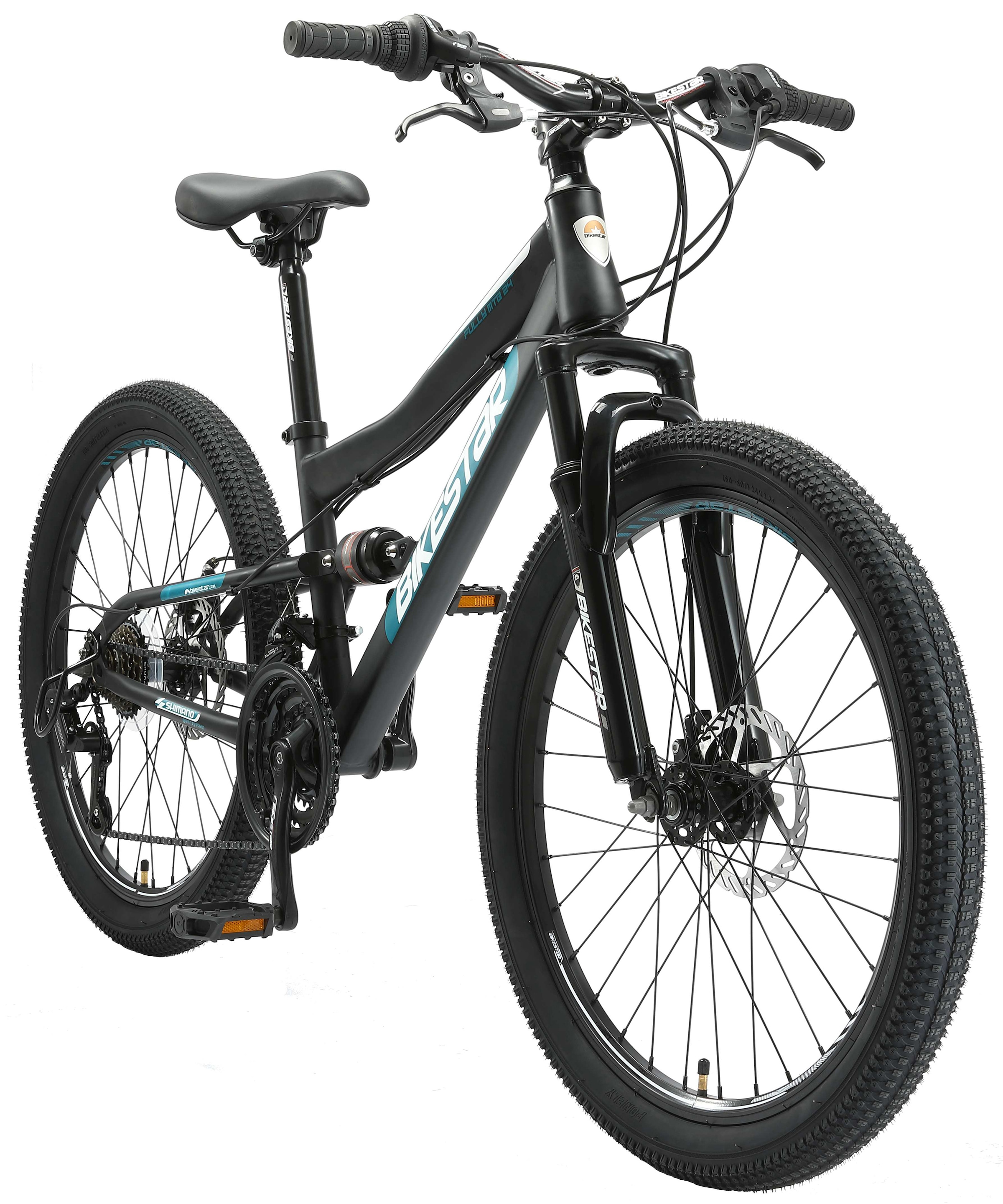 Bikestar Jugendfahrrad, 21 Gang, Shimano, RD-TY21 Schaltwerk, Kettenschaltung