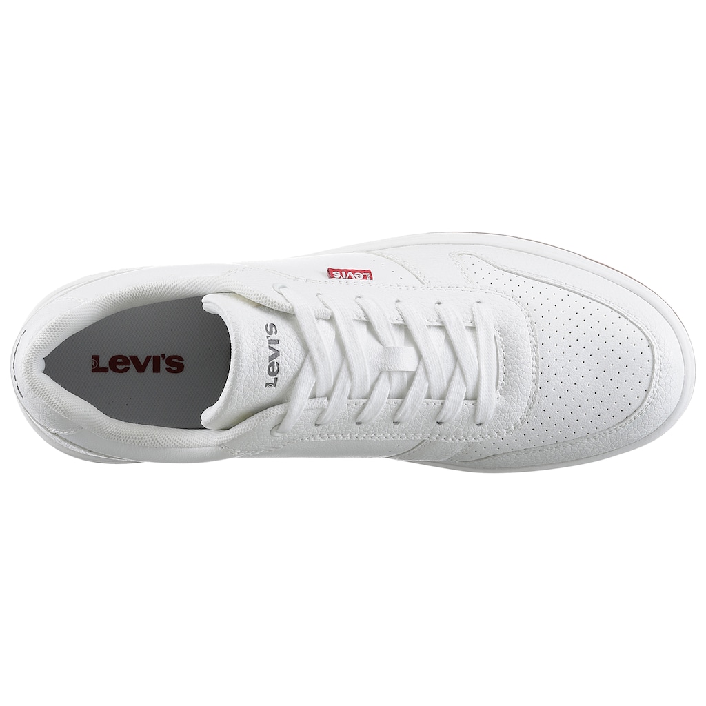 Levi's® Sneaker »DRIVER«, mit Lochmuster, Freizeitschuh, Halbschuh, Schnürschuh