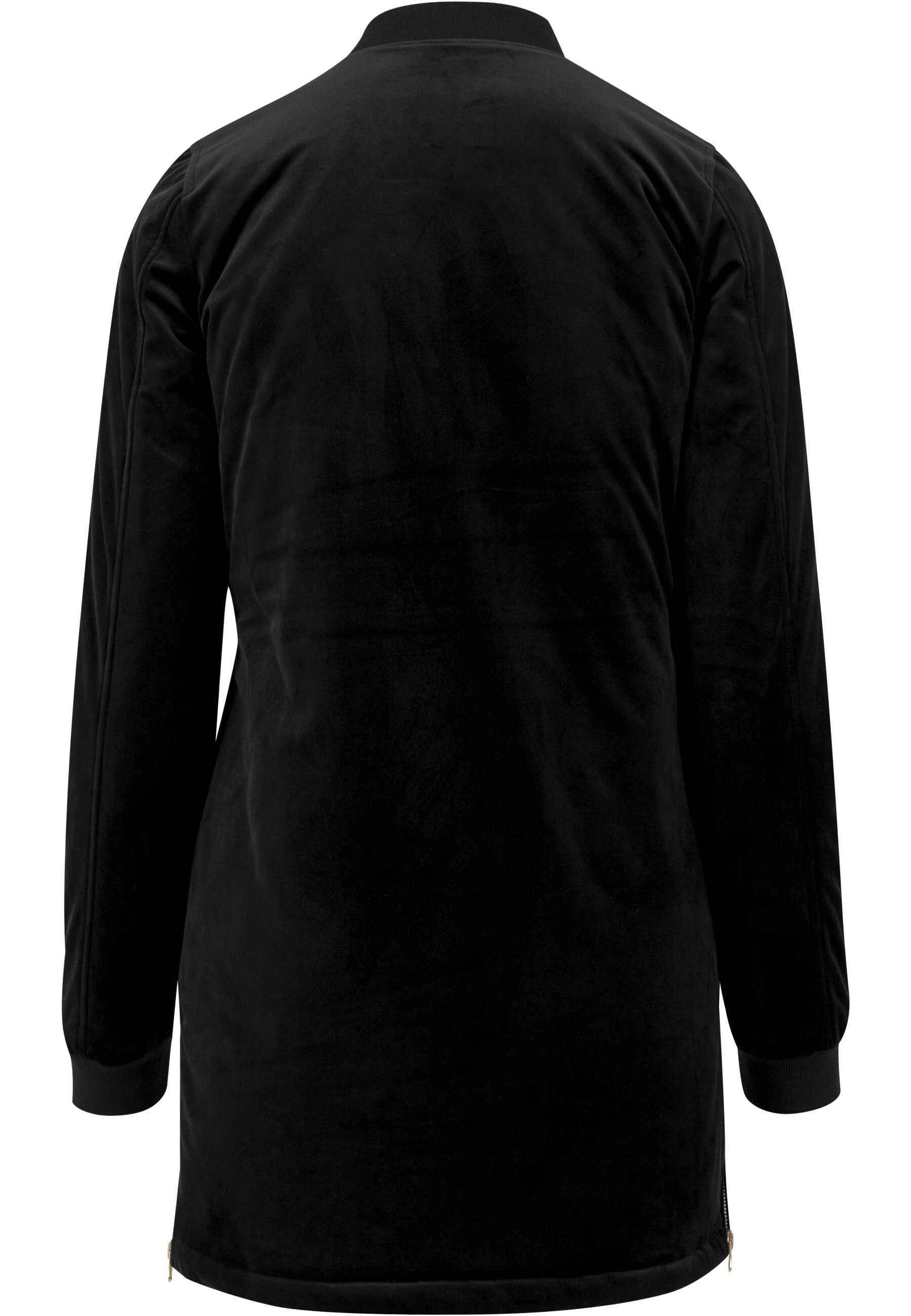 URBAN CLASSICS Allwetterjacke Urban Classics Damen Ladies Long Velvet Jacke günstig online kaufen