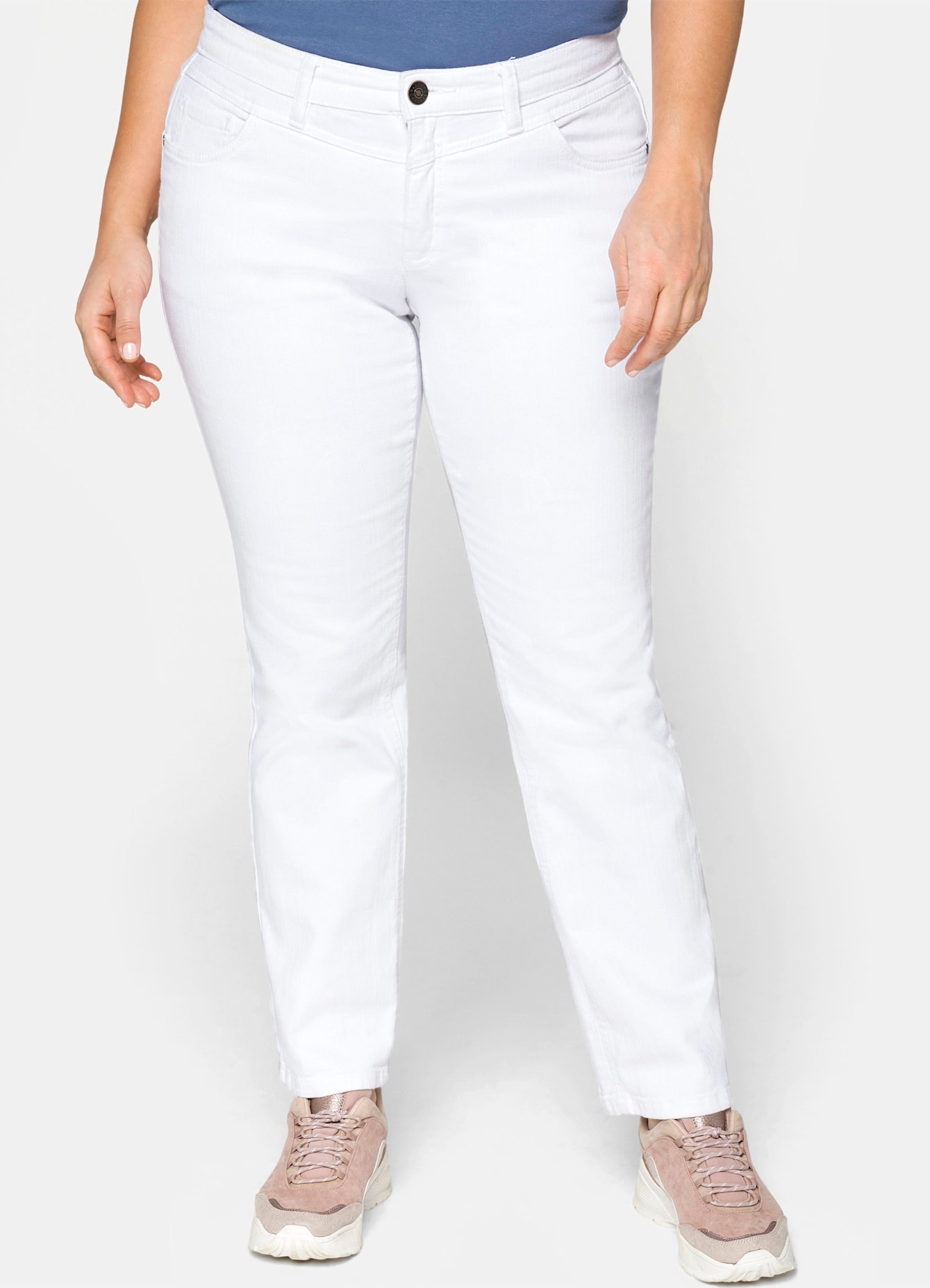 Sheego Stretch-Jeans 1 Stk. tlg. günstig online kaufen