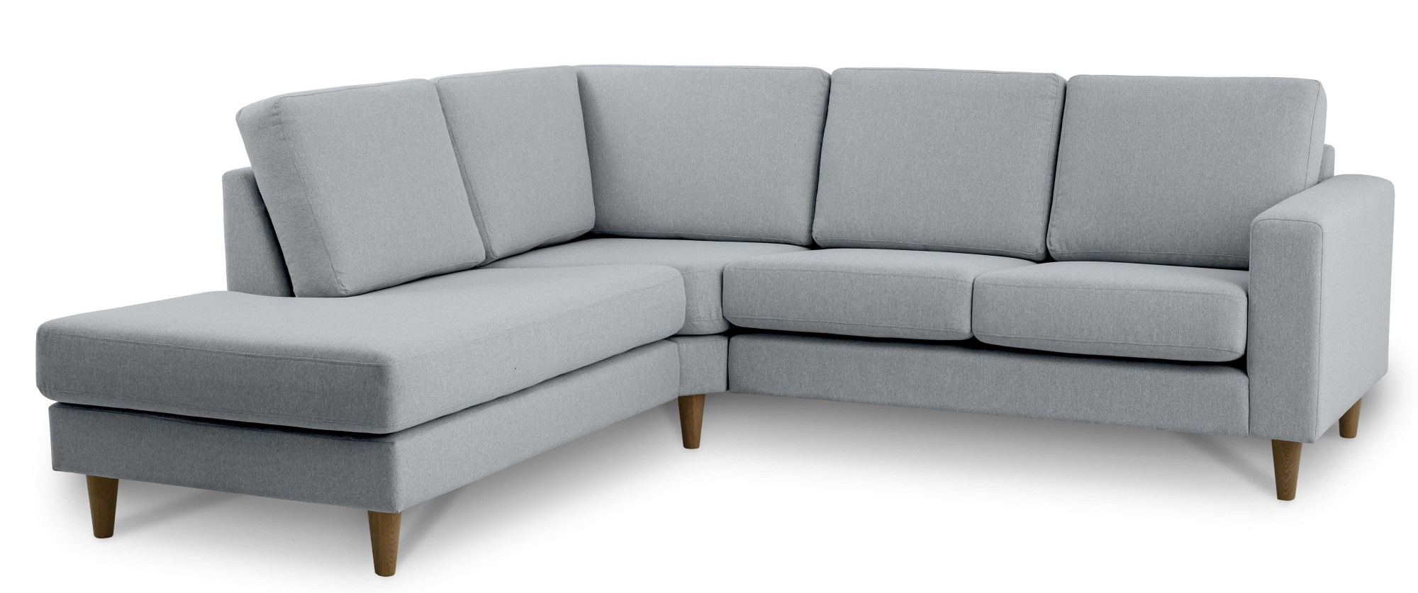andas Ecksofa »Tvinno«, im skandinavischen Stil, L-Form, mit Massivholzfüßen, Breite 230 cm