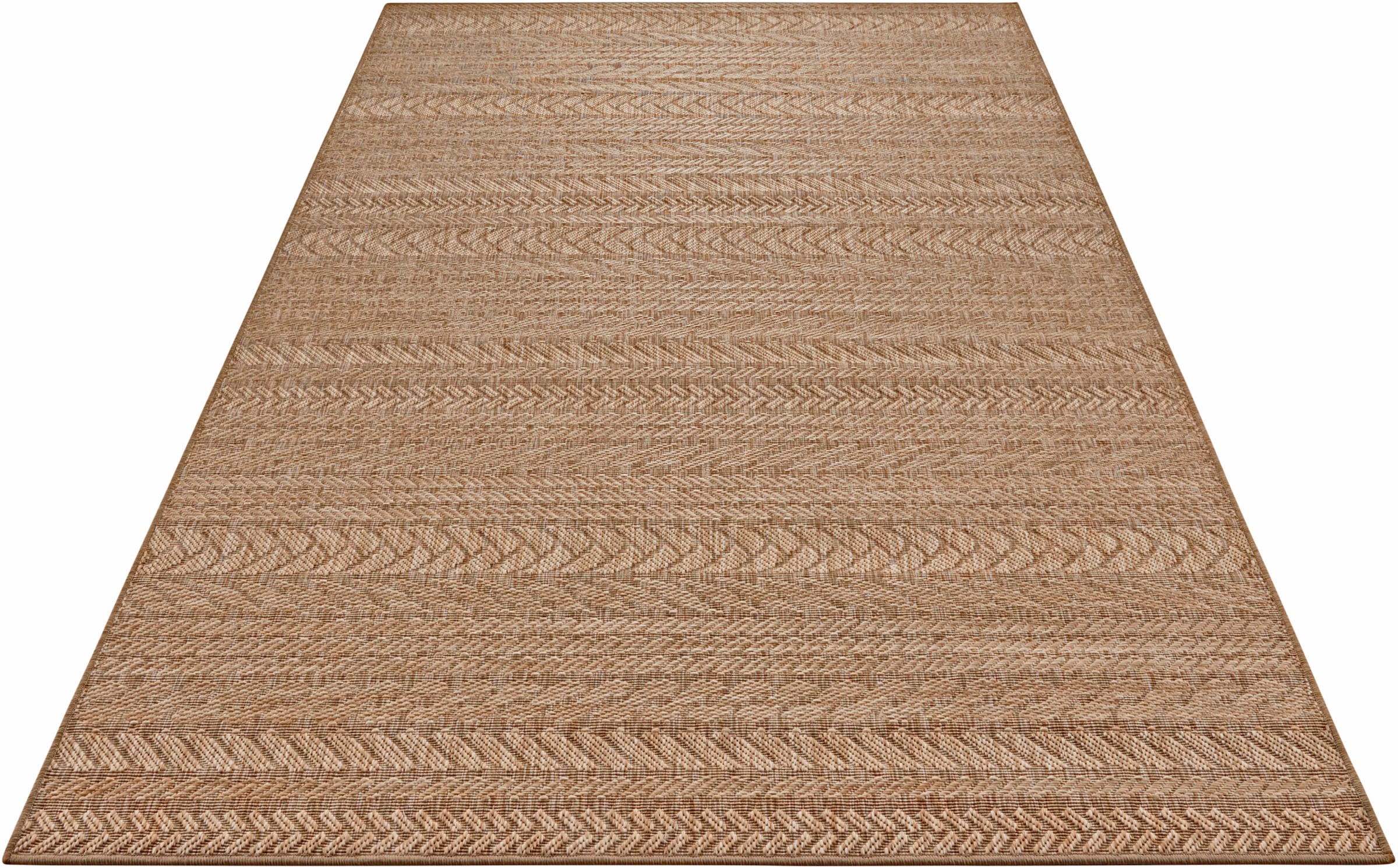 NORTHRUGS Teppich »Granado«, rechteckig, 6 mm Höhe, In- und Outdoor, Sisal Optik, Robust, Pflegeleicht, Flachgewebe