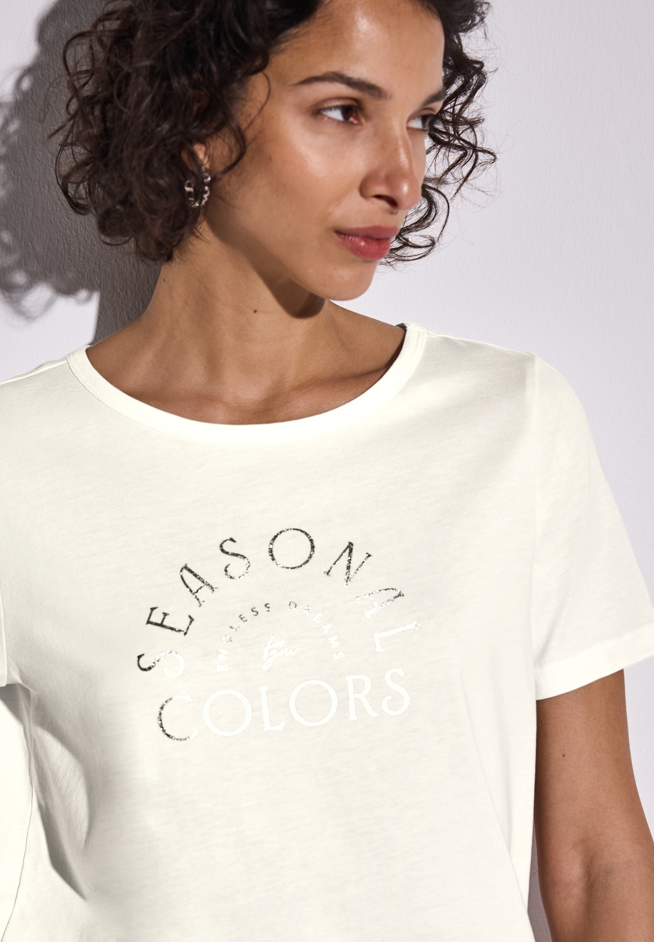 STREET ONE T-Shirt, mit Schriftzug