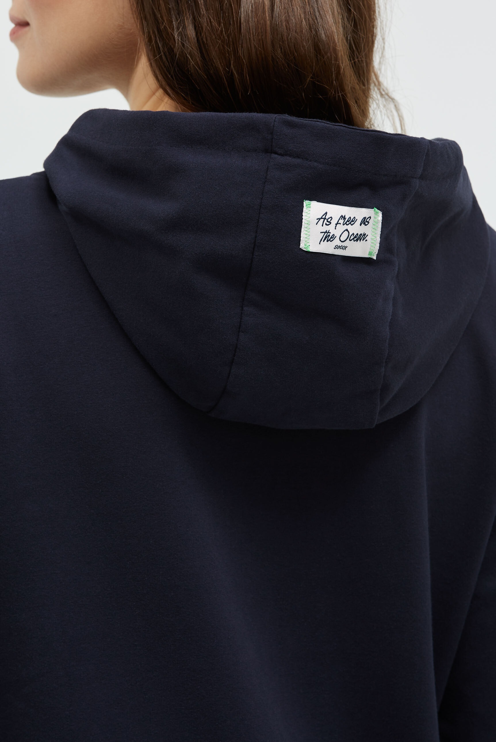 SOCCX Sweatjacke mit Baumwolle