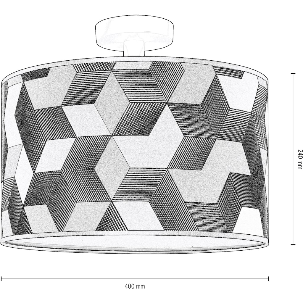 BRITOP LIGHTING Deckenleuchte »ESPACIO«, 1 flammig-flammig