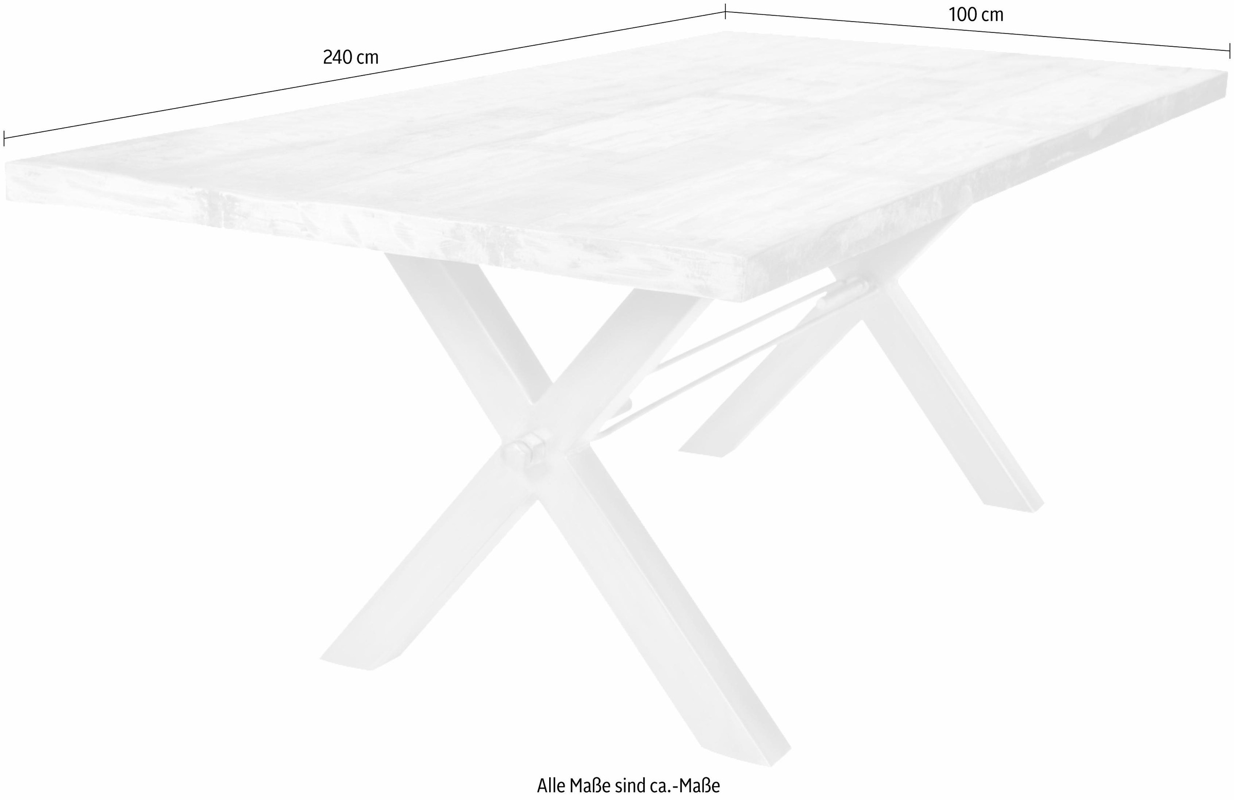 SIT Esstisch »Tops«, aus recyceltem Altholz