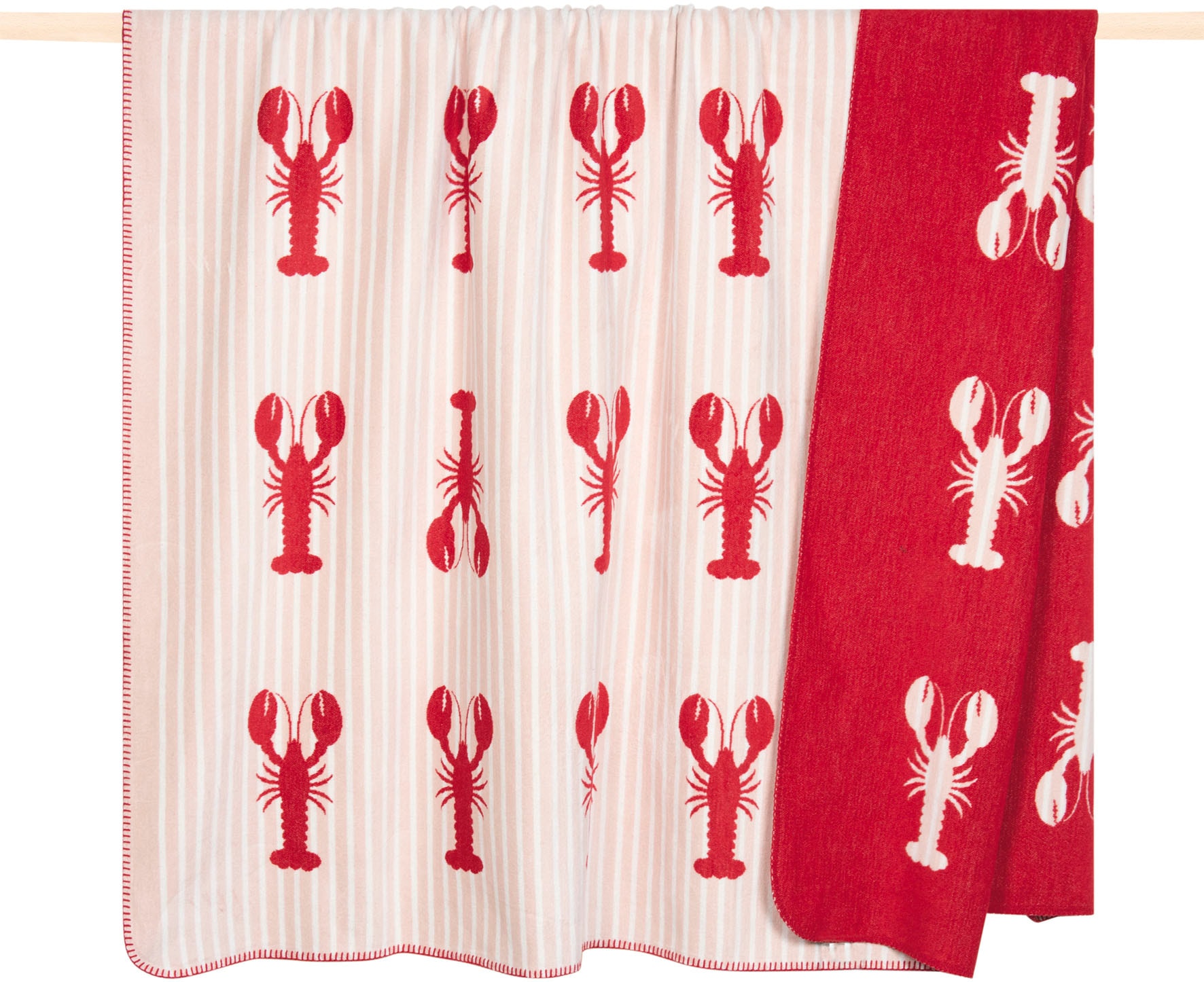 PAD Wohndecke "LOBBY" Made in Europe, Wendefunktion, gestreift, Motiv Humme günstig online kaufen