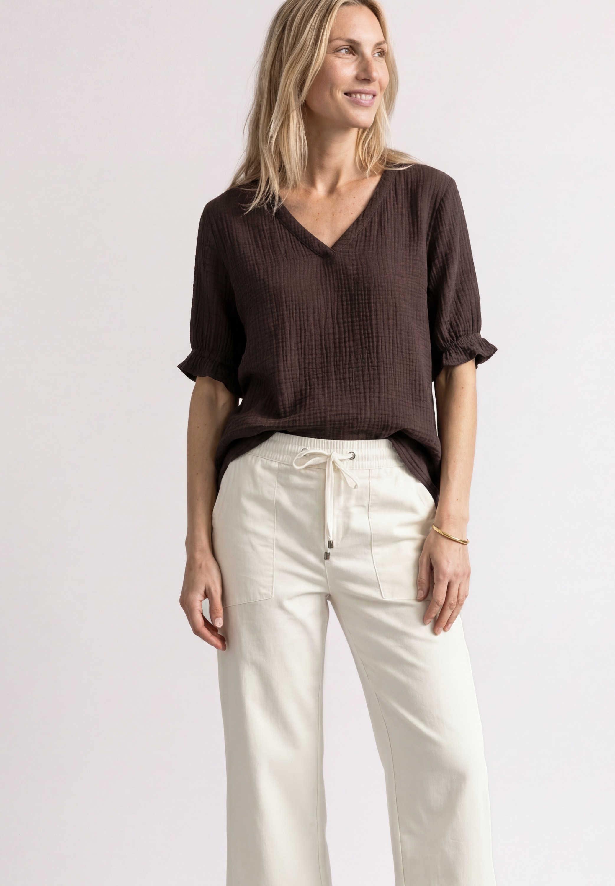 STREET ONE Shirtbluse aus reiner Baumwolle