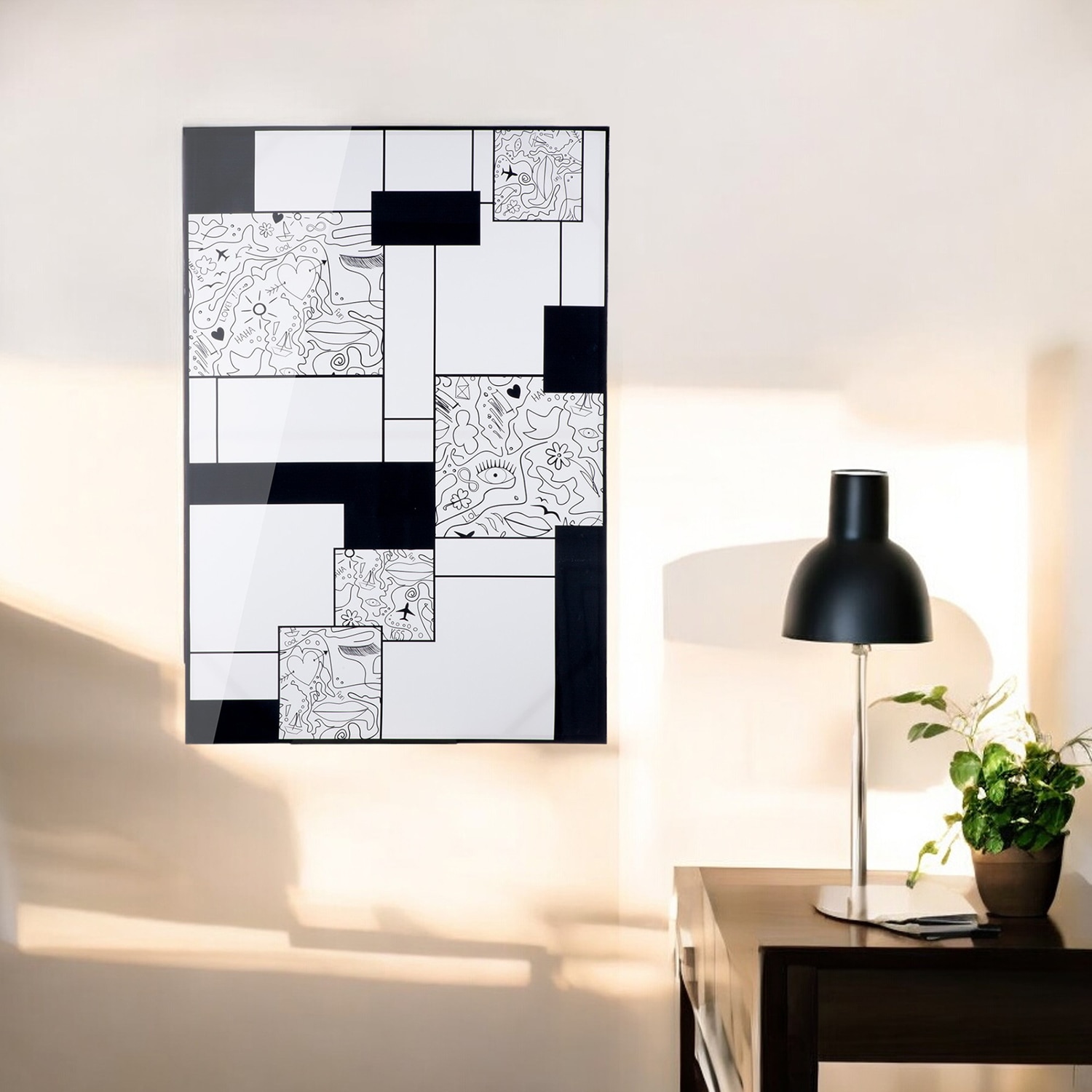 Casablanca by Gilde Leinwandbild "Modern Art rechteckig", (1 St.) günstig online kaufen