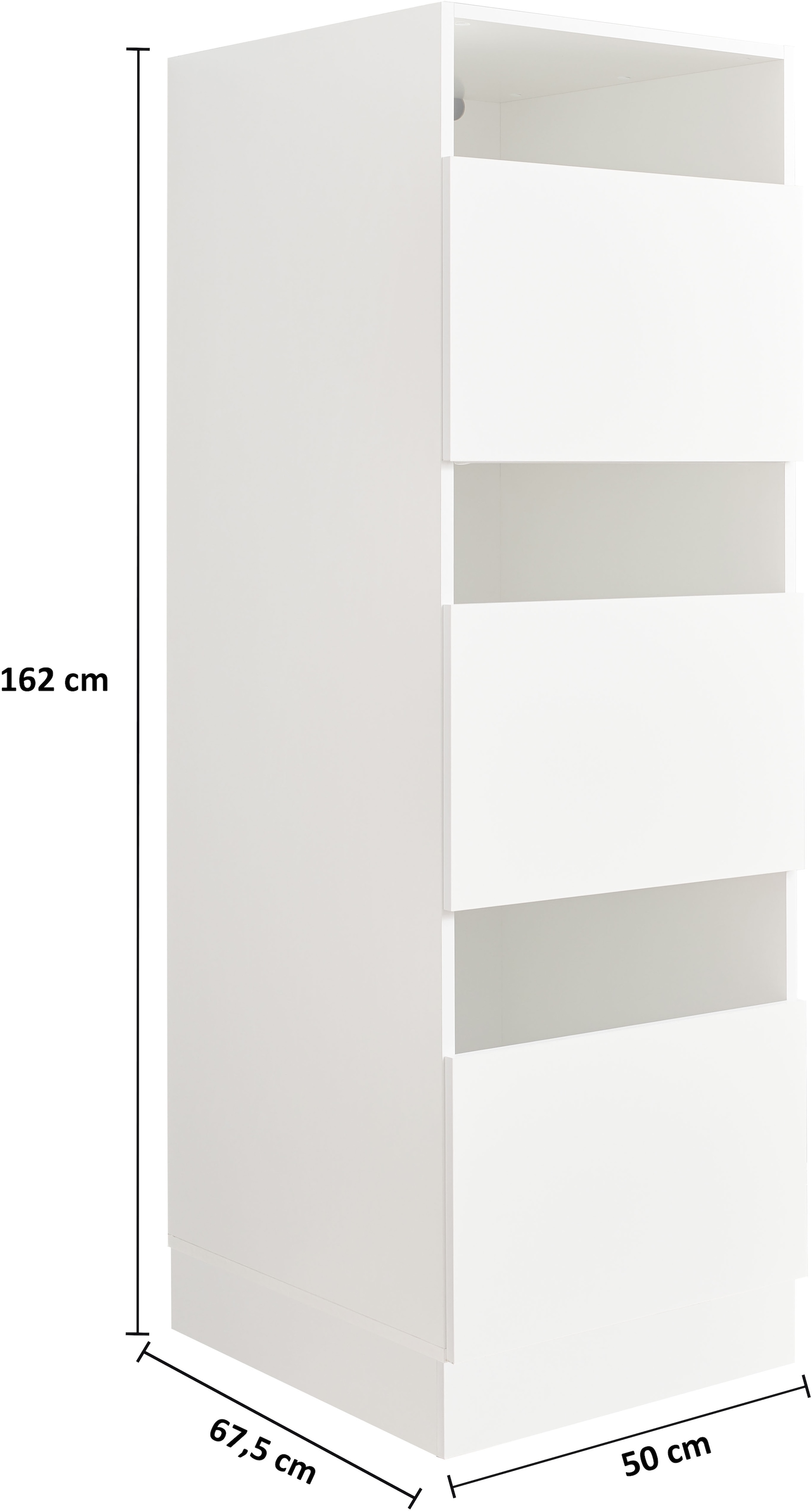 Laundreezy Mehrzweckschrank-Set »LAUNDREEZY LDSK5«, Breite 117,5 cm