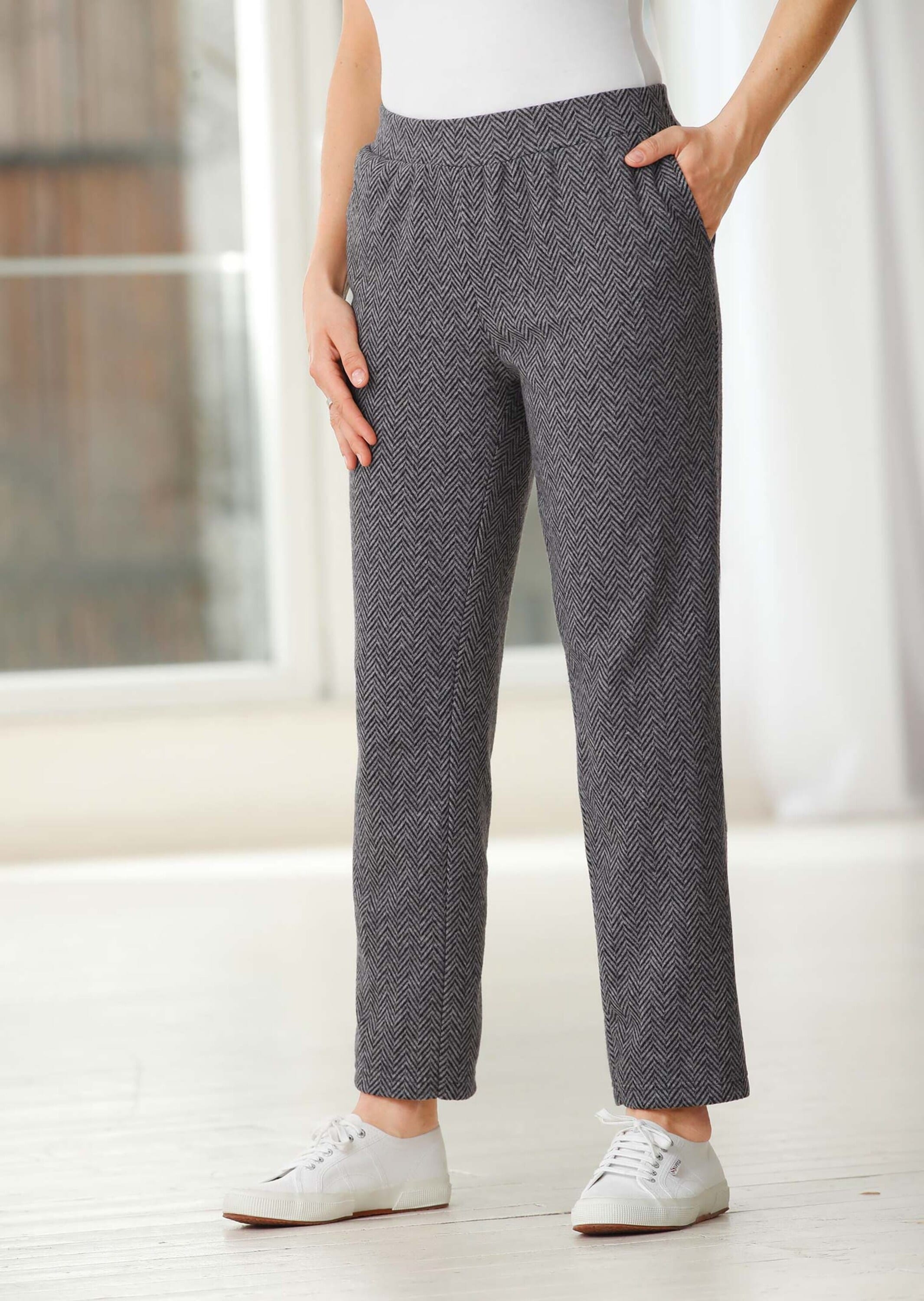 GOLDNER 2-in-1-Hose "Kuschelige Flausch-Freizeithose" günstig online kaufen