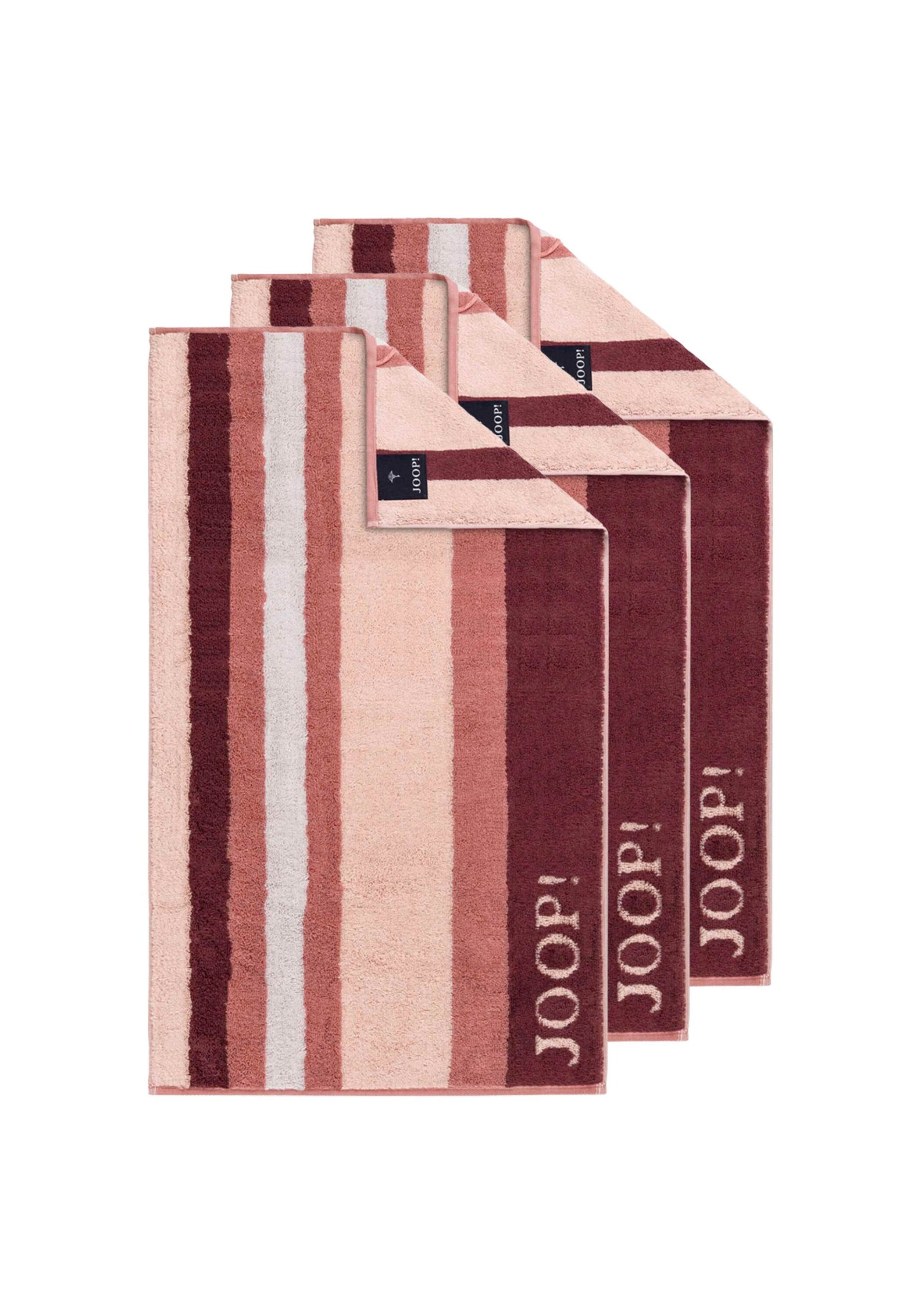 JOOP! Gästehandtuch »Gästetuch Vibe 3er Pack«, (3er Pack St.)