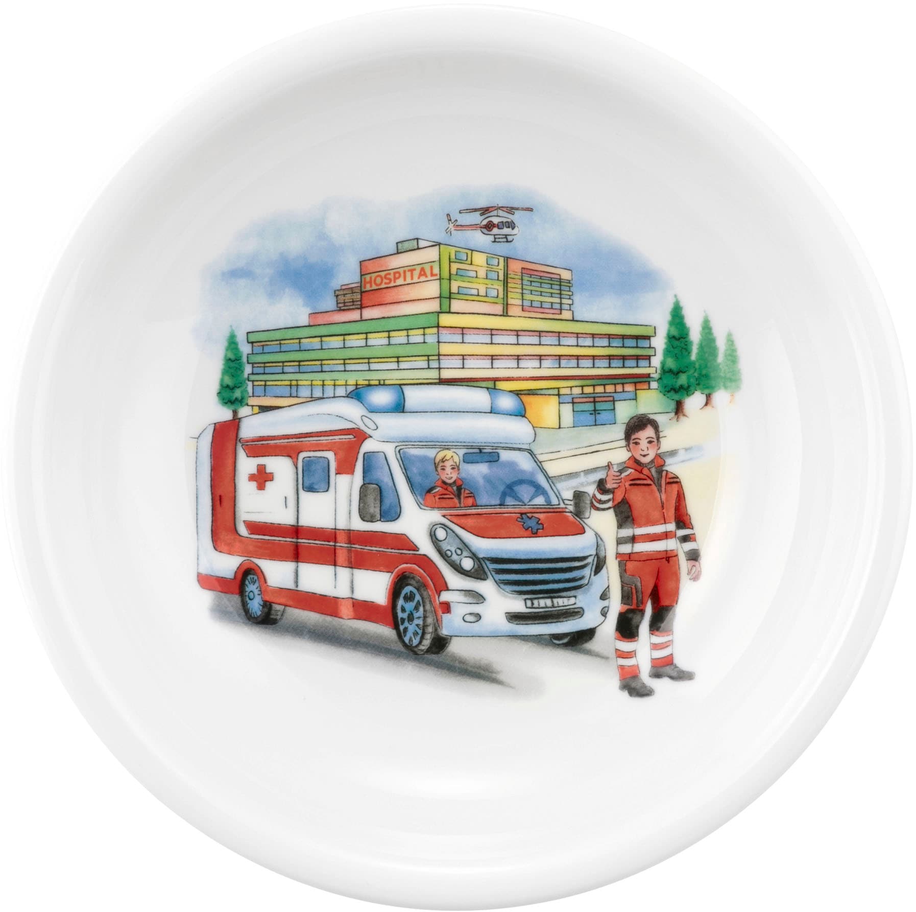 Seltmann Weiden Suppenteller "Compact - Blaulicht" rund 20 cm