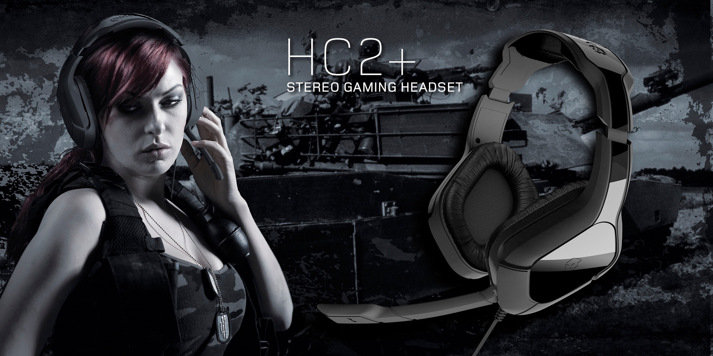 Gioteck Gaming-Headset »Gioteck GI018401 HC2+«, Mikrofon abnehmbar-Noise-Cancelling