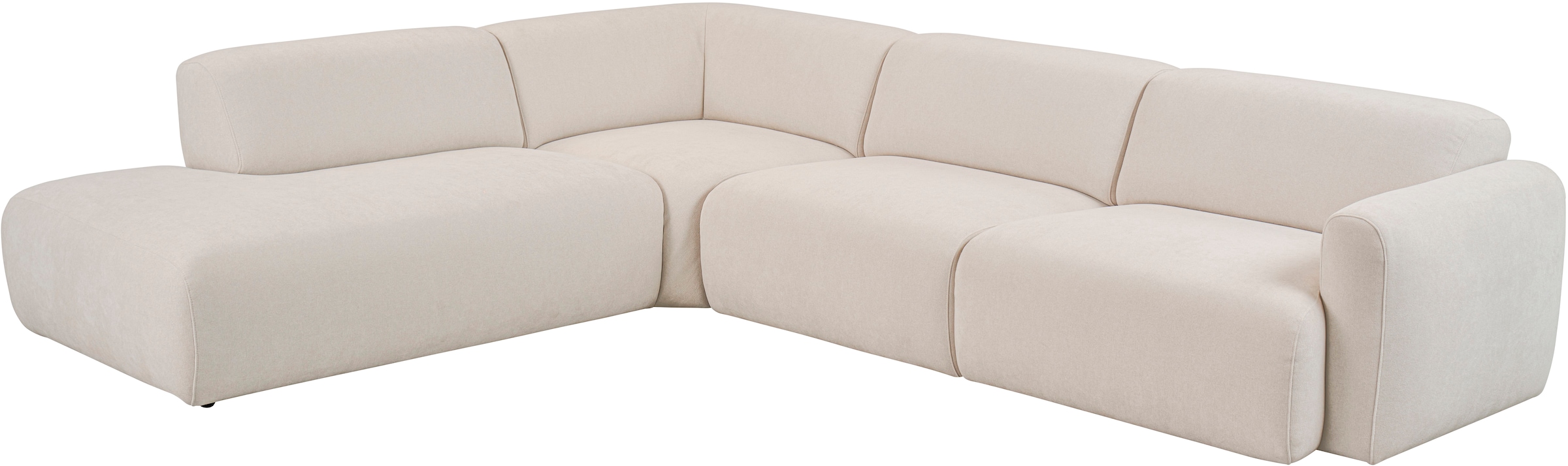 andas Ecksofa »Myrland«, Breite 241 cm, Chenille, Easy Clean Stoff, mit Kaltschaum