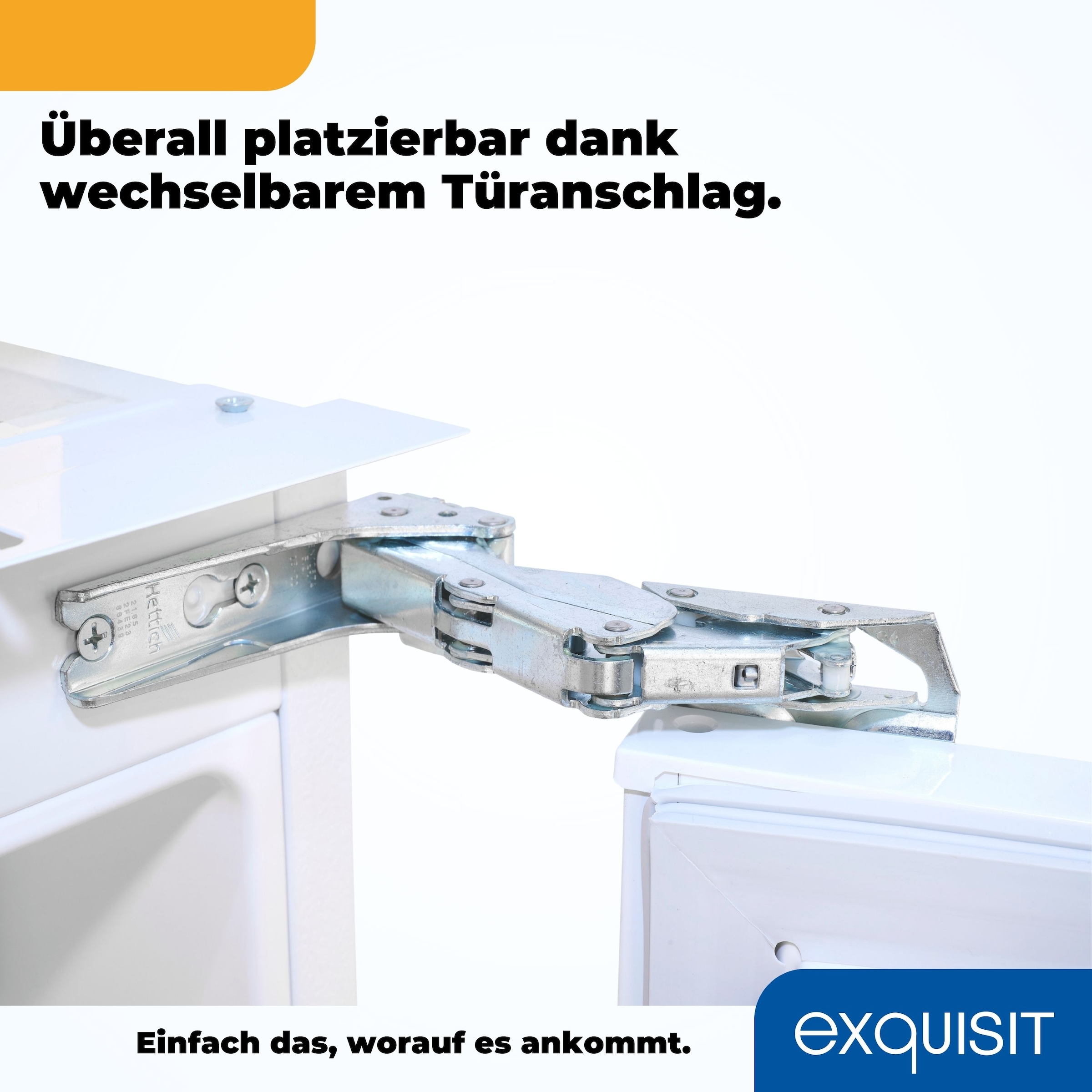exquisit Einbaukühlschrank »EKS5131-V-FE-O90E« 87,8 cm hoch 55 cm breit