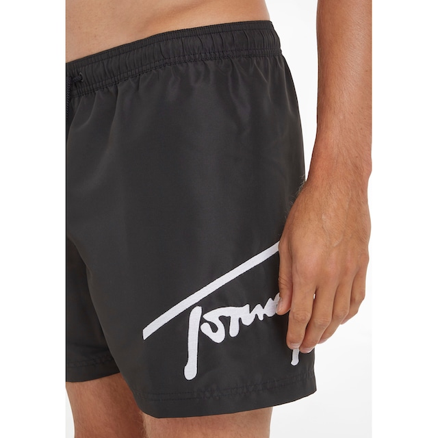 Tommy Hilfiger Swimwear Badeshorts »SF MEDIUM DRAWSTRING«, mit Tommy  Hilfiger Markenlabel | BAUR