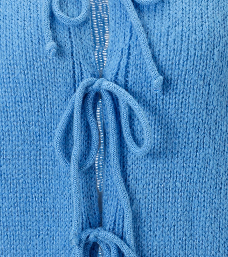 Aniston CASUAL Strickjacke, mit trendigen Bindebändern zu schließen - NEUE KOLLEKTION