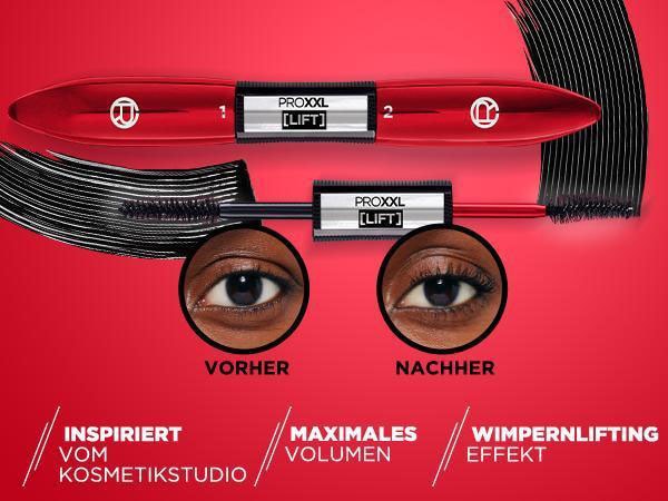 L'ORÉAL PARIS Mascara »ProXXL Lift Mascara schwarz«, mit Pro-Keratin-Formel
