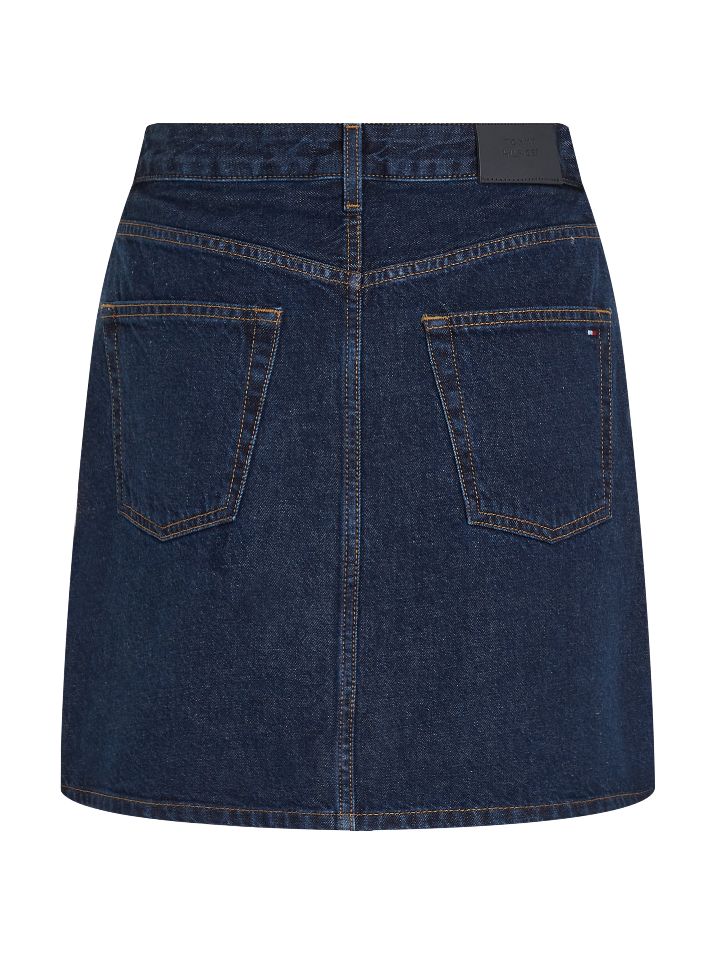 Tommy Hilfiger Jeansrock »DNM MINI SKIRT HW CLER«, Webrock im 5-Pocket-Style