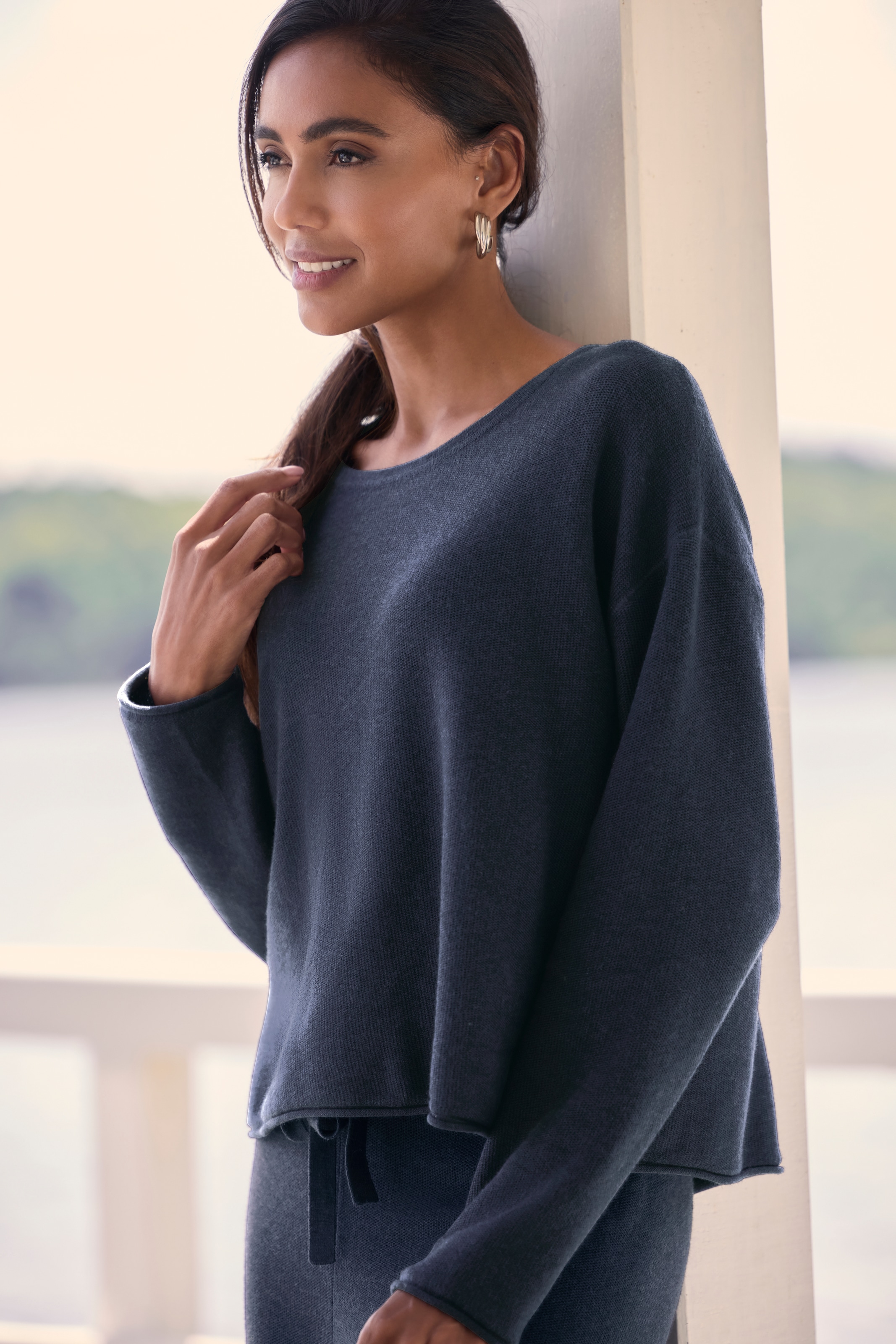 Elbsand Sweater, aus hochwertigem Feinstrick, Loungewear günstig online kaufen