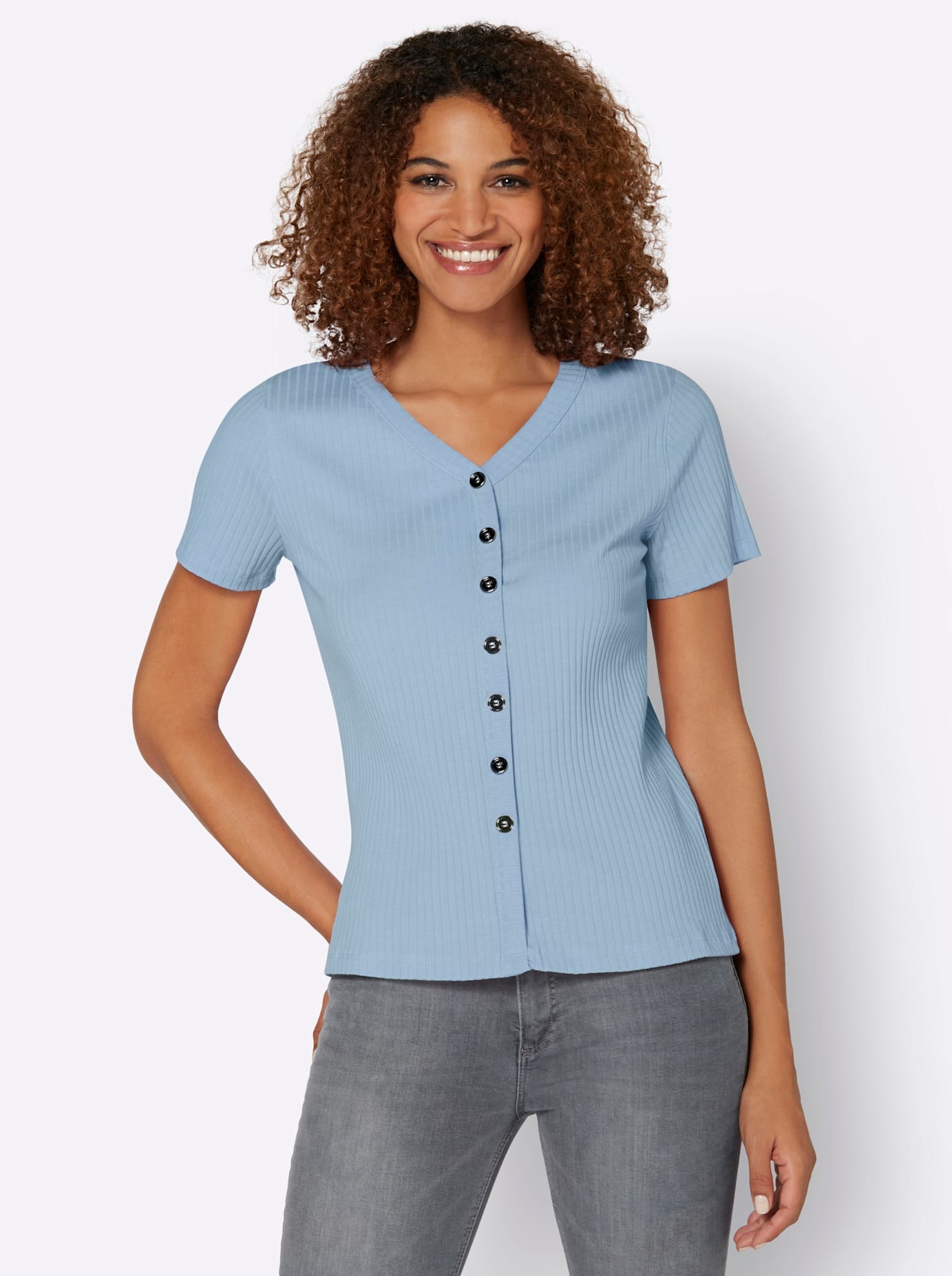 Casual Looks Kurzarmshirt "Shirt" 1 Stk. tlg. günstig online kaufen