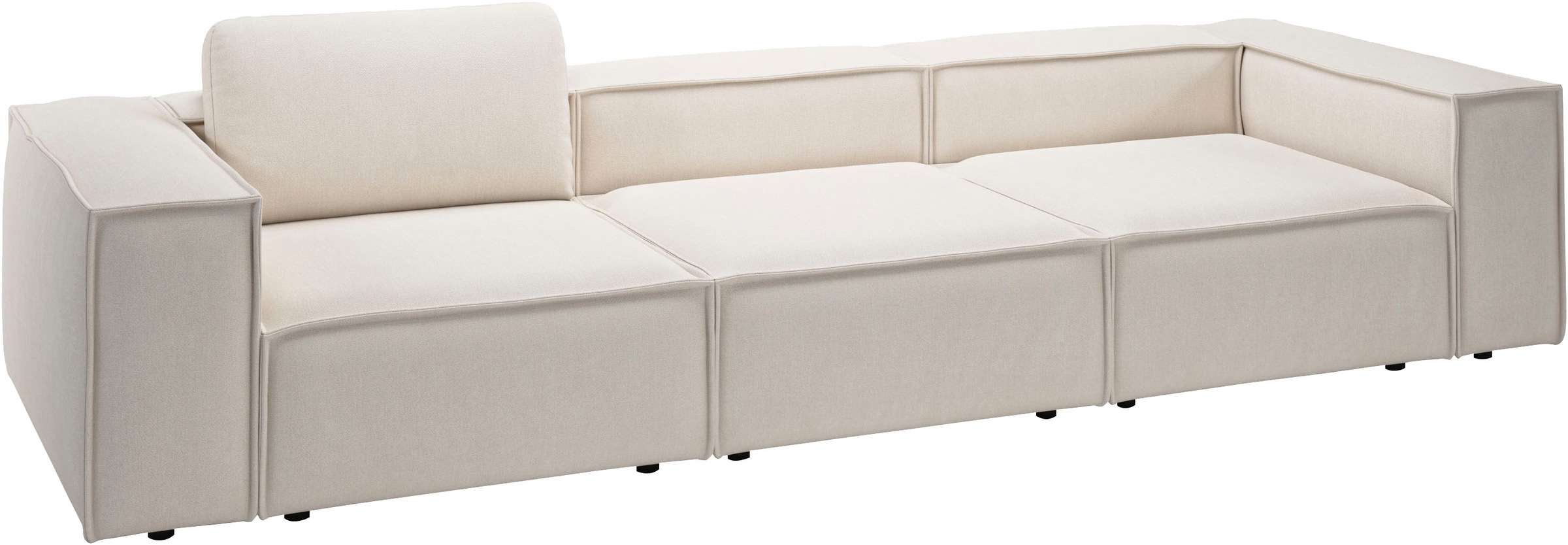 Places of Style 3,5-Sitzer »Watertown, modernes Big-Sofa XXL, 336 cm Breite, auch in Feincord«, Riesiges Designersofa mit viel Platz & weichen Bezügen in Trendfarben