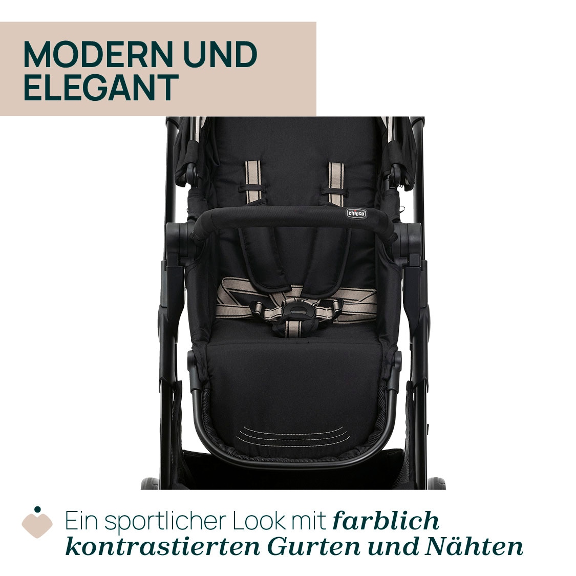 Chicco Kinder-Buggy »Seety Etna Black«, 22 kg