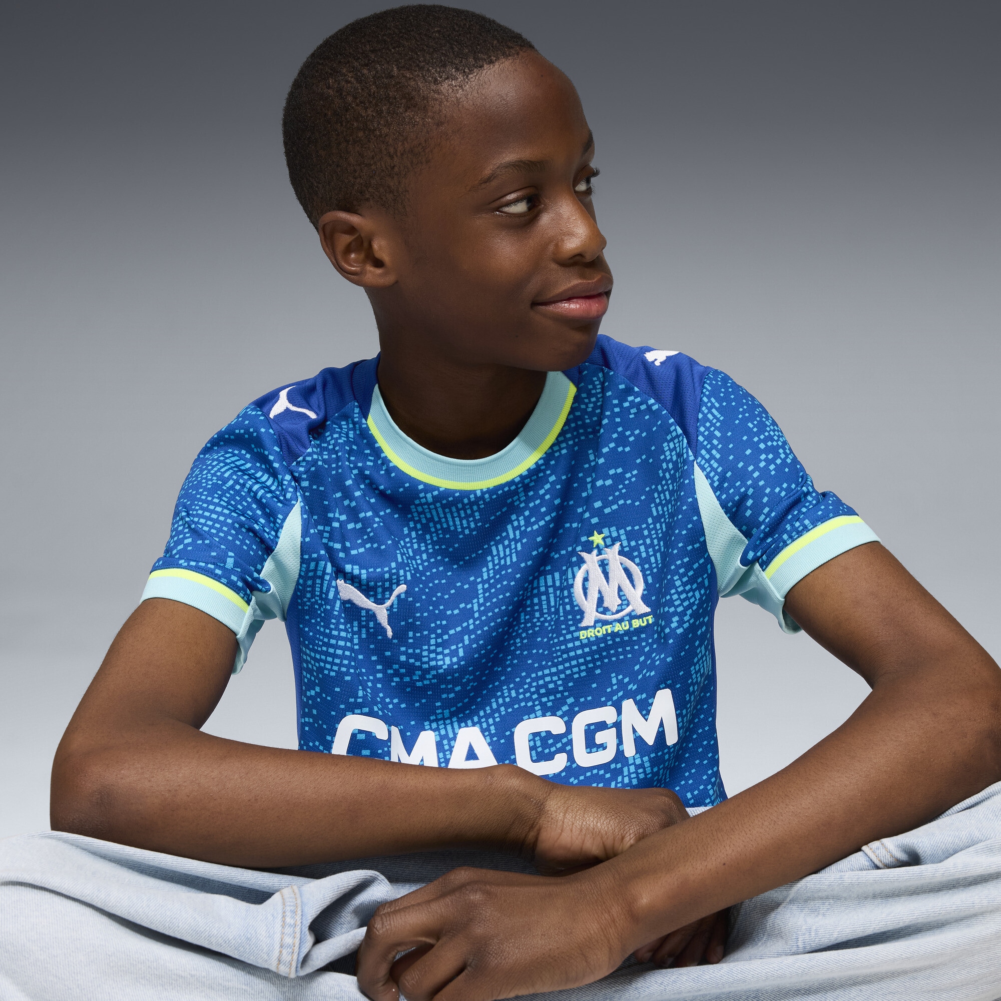 PUMA Trainingsshirt »Olympique de Marseille 25/26 Ausweichtrikot Jugendliche«