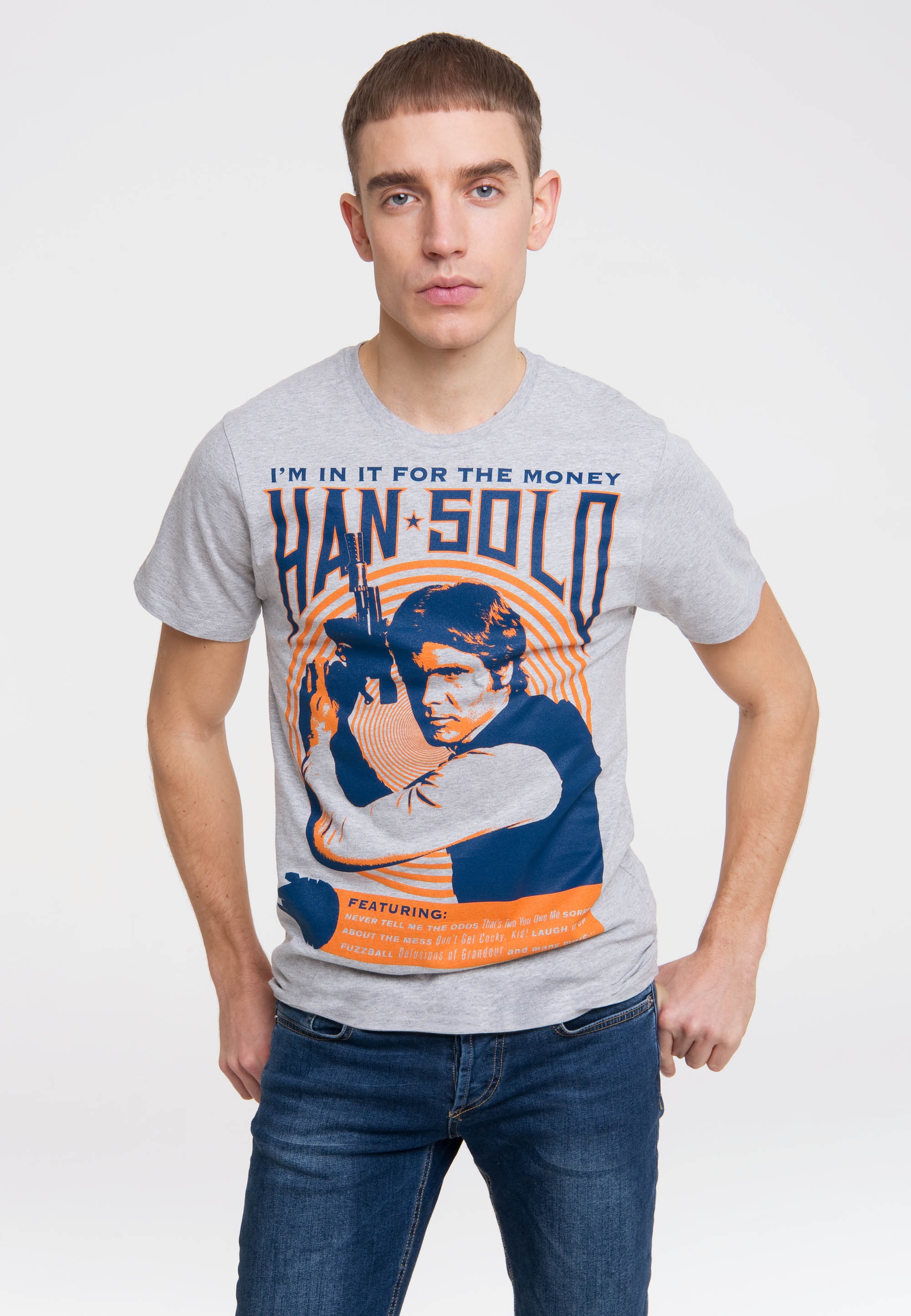 LOGOSHIRT T-Shirt »Star Wars Han Solo Money« mit Han Solo-Motiv