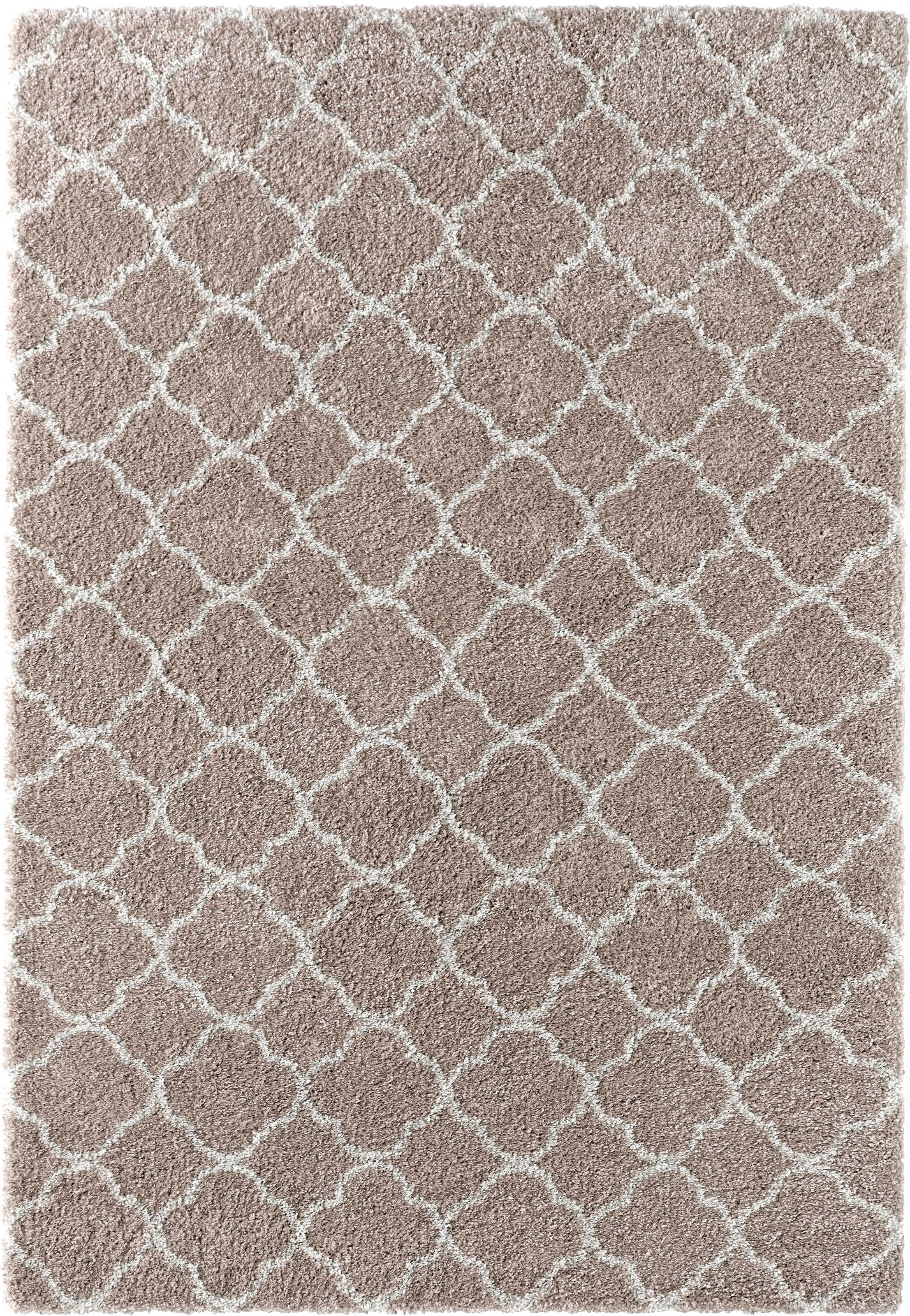 HANSE Home Hochflor-Teppich »Luna«, rechteckig, 35 mm Höhe, Geometrisches Muster, Allover Design, Robust, Pflegeleicht