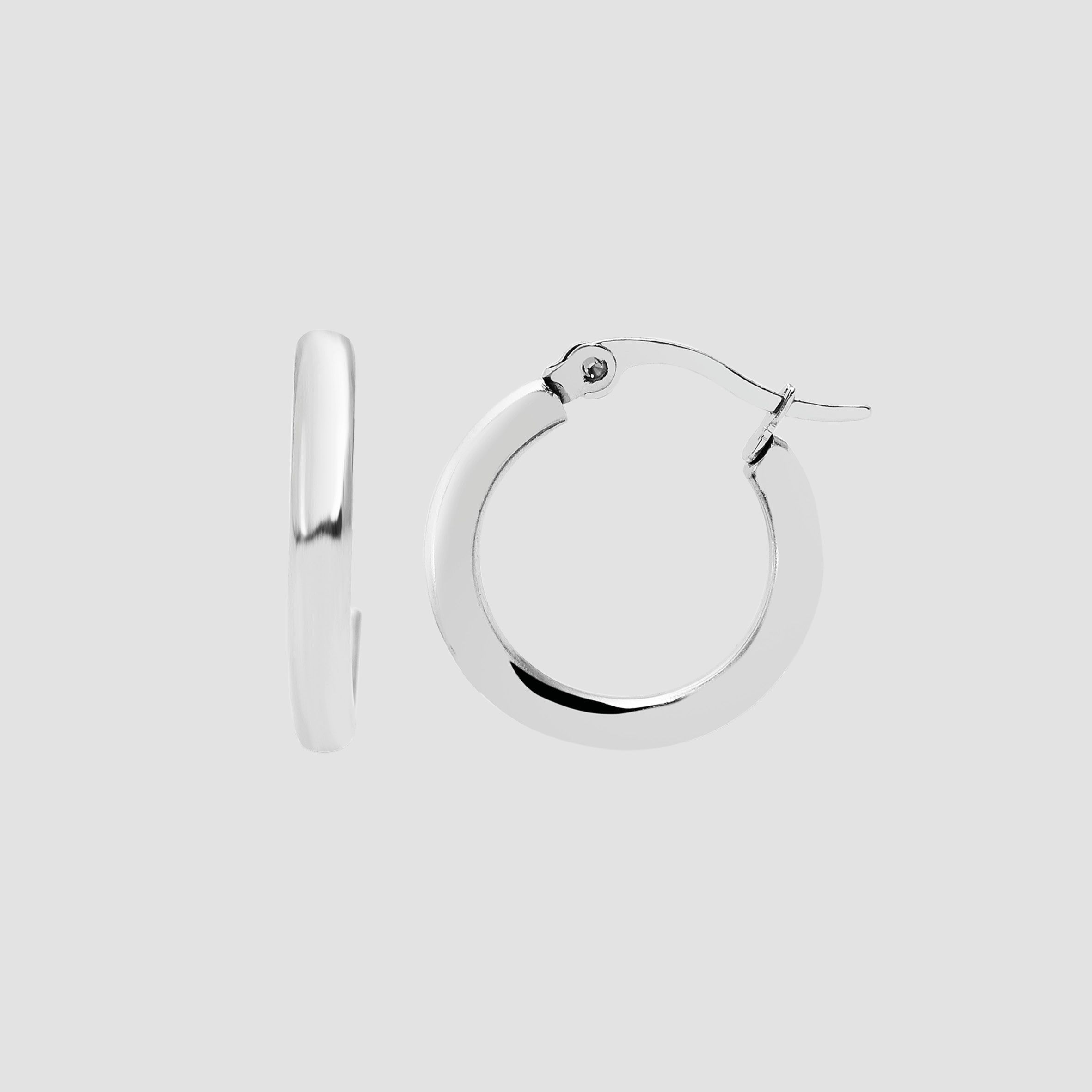 Adelia´s Klappcreolen »Damen Ohrringe – Klappcreole aus Edelstahl« Perfekt als Geschenk zum Muttertag