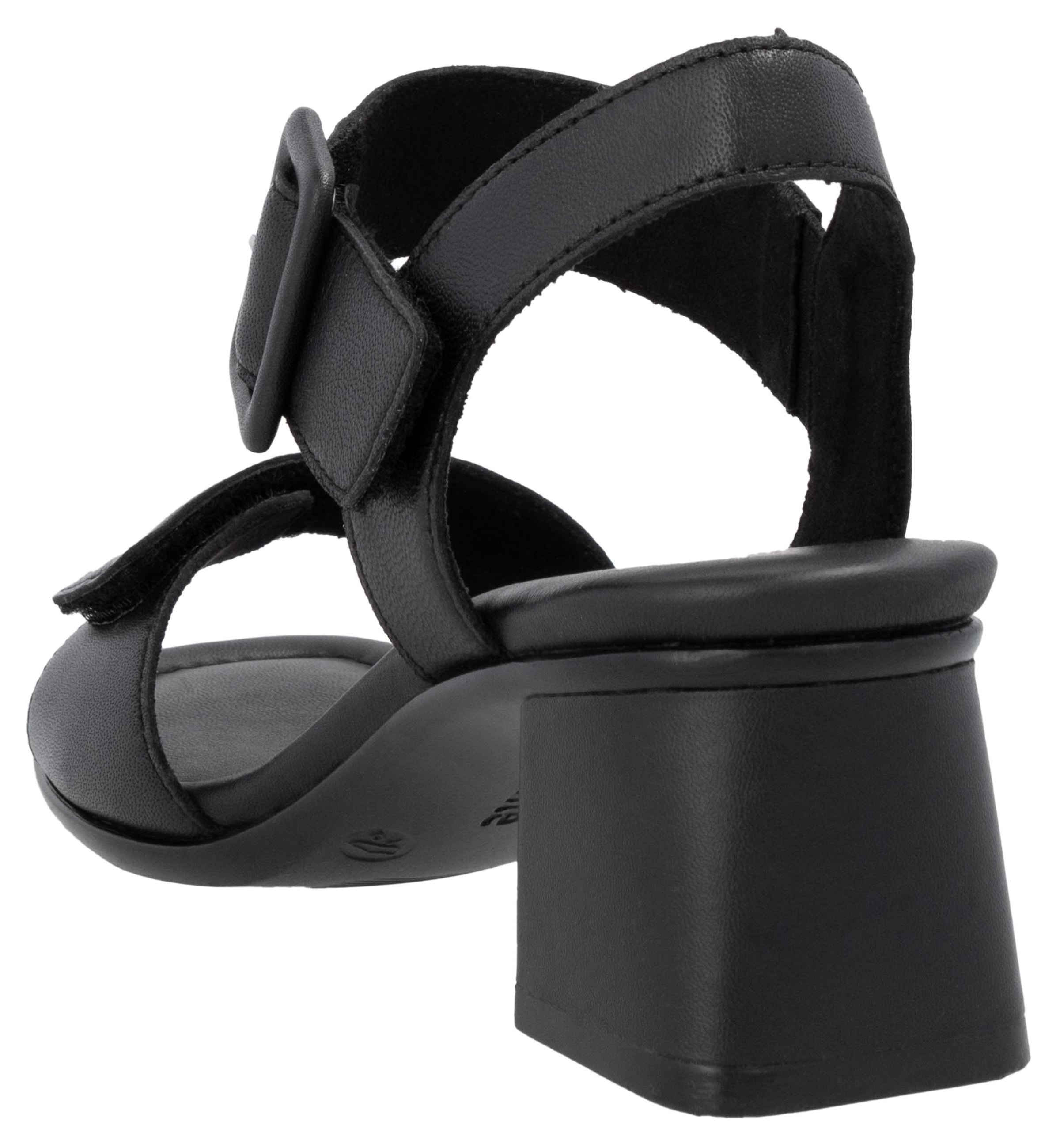 Remonte Sandalette »ELLE-Collection«, Blockabsatz, Sommerschuh, Sandale, Abendschuh mit Klettverschluss