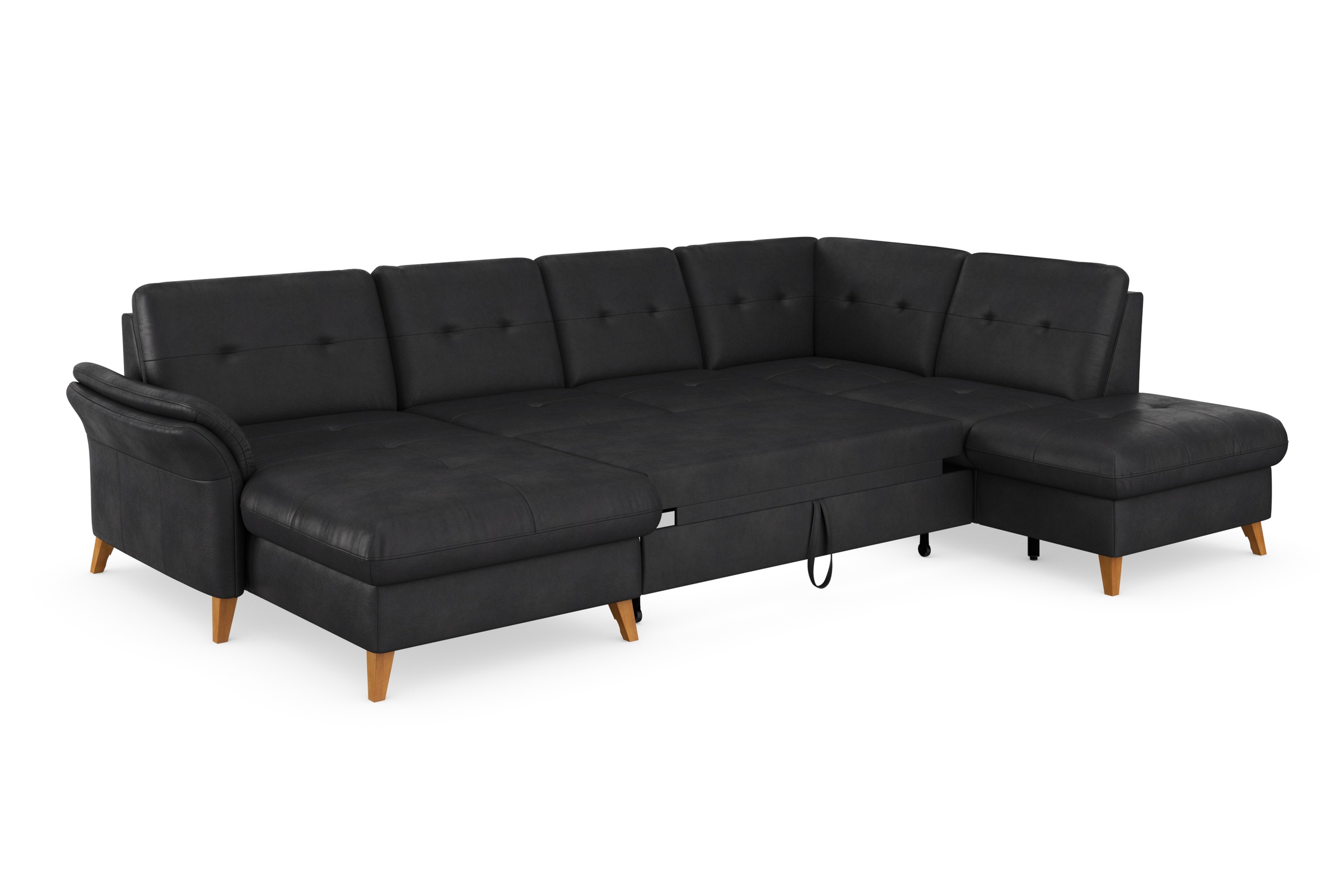 sit&more Wohnlandschaft »Göteborg«, inkl. Sitztiefenverstellung, wahlweise mit Bettfunktion & Bettkasten