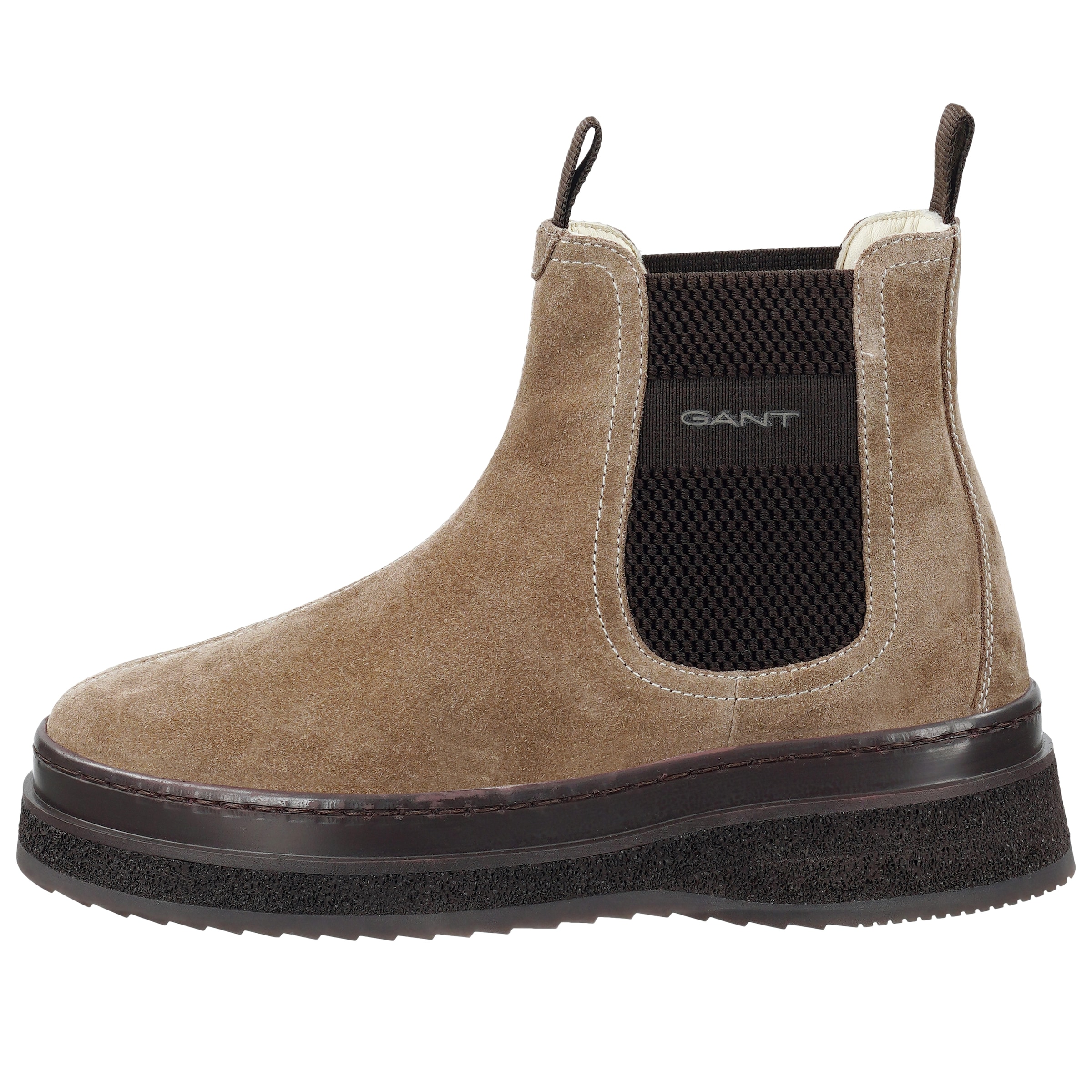 Gant Chelseaboots »Sistown«, Winterboots, Schlupfboots mit Strecheinsatz und Plateausohle